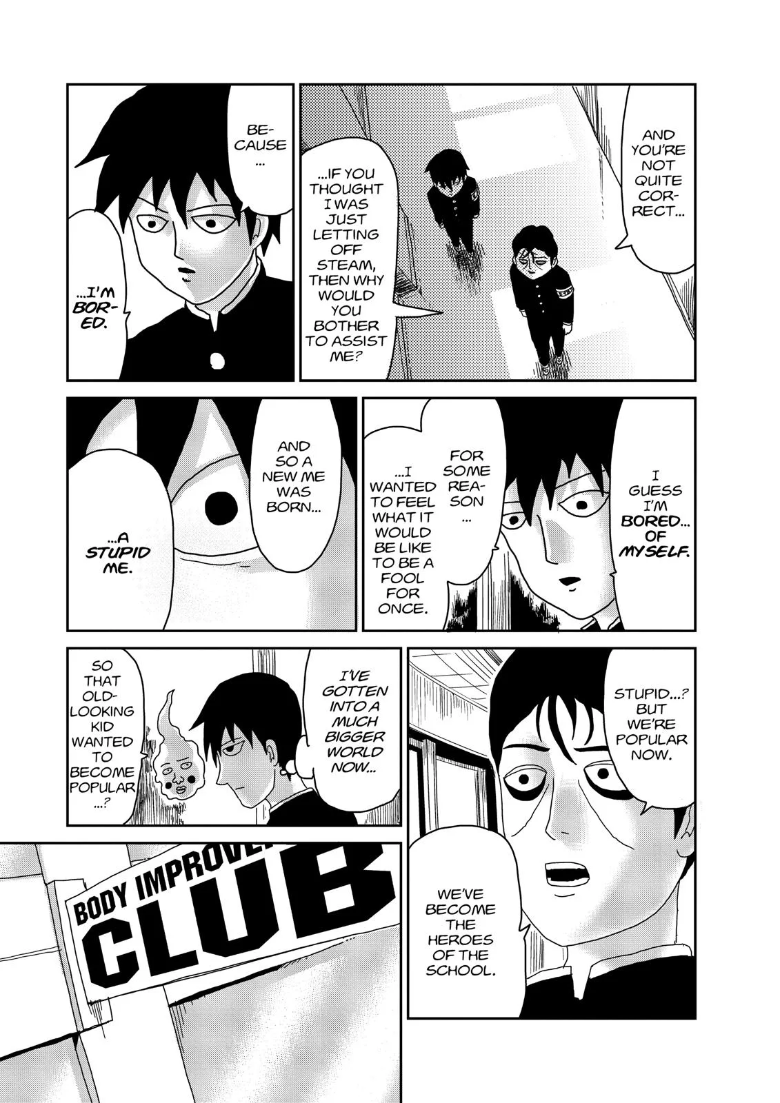 Mob Psycho 100, chapter 27, page 9