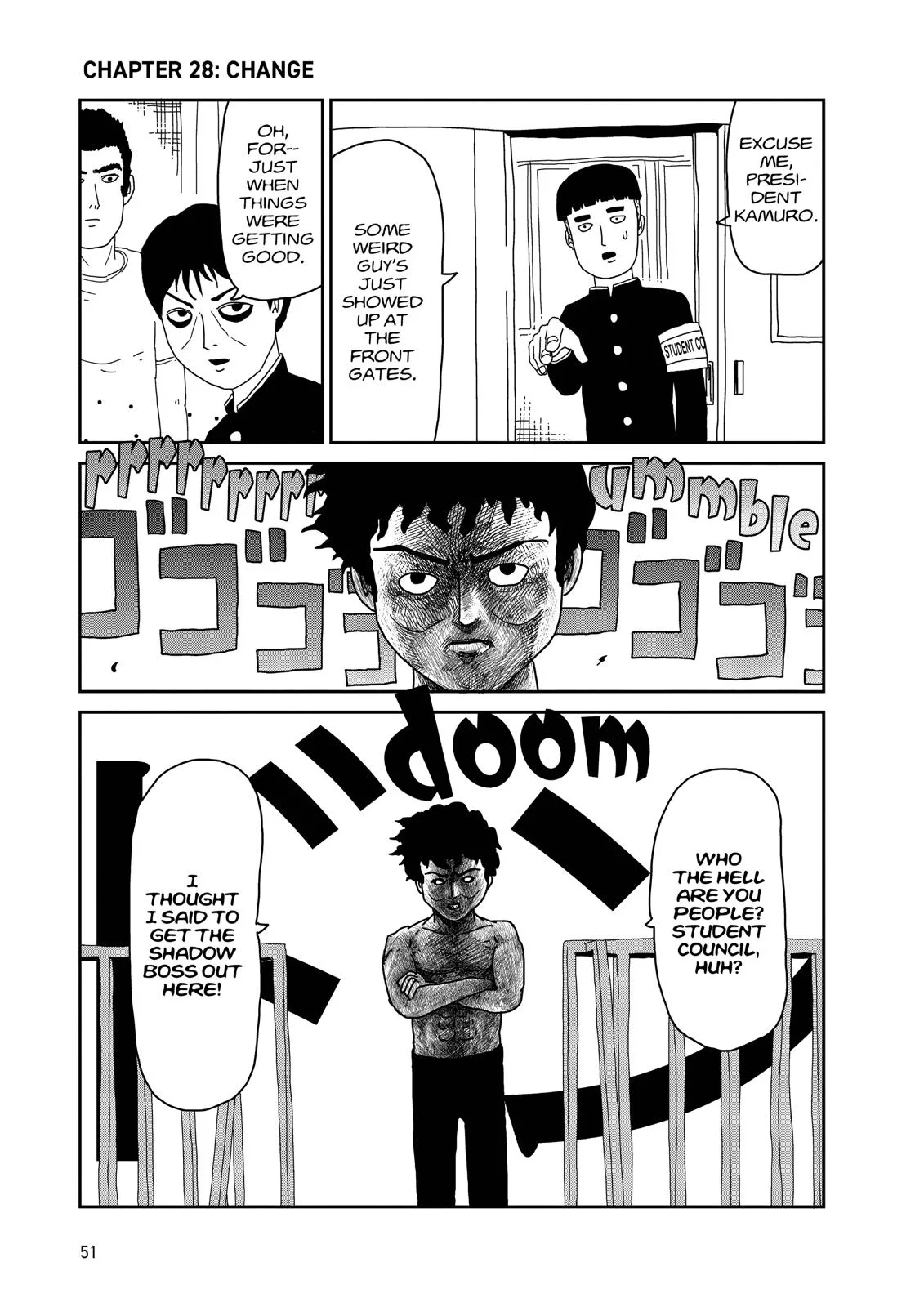 Mob Psycho 100, chapter 28, page 1