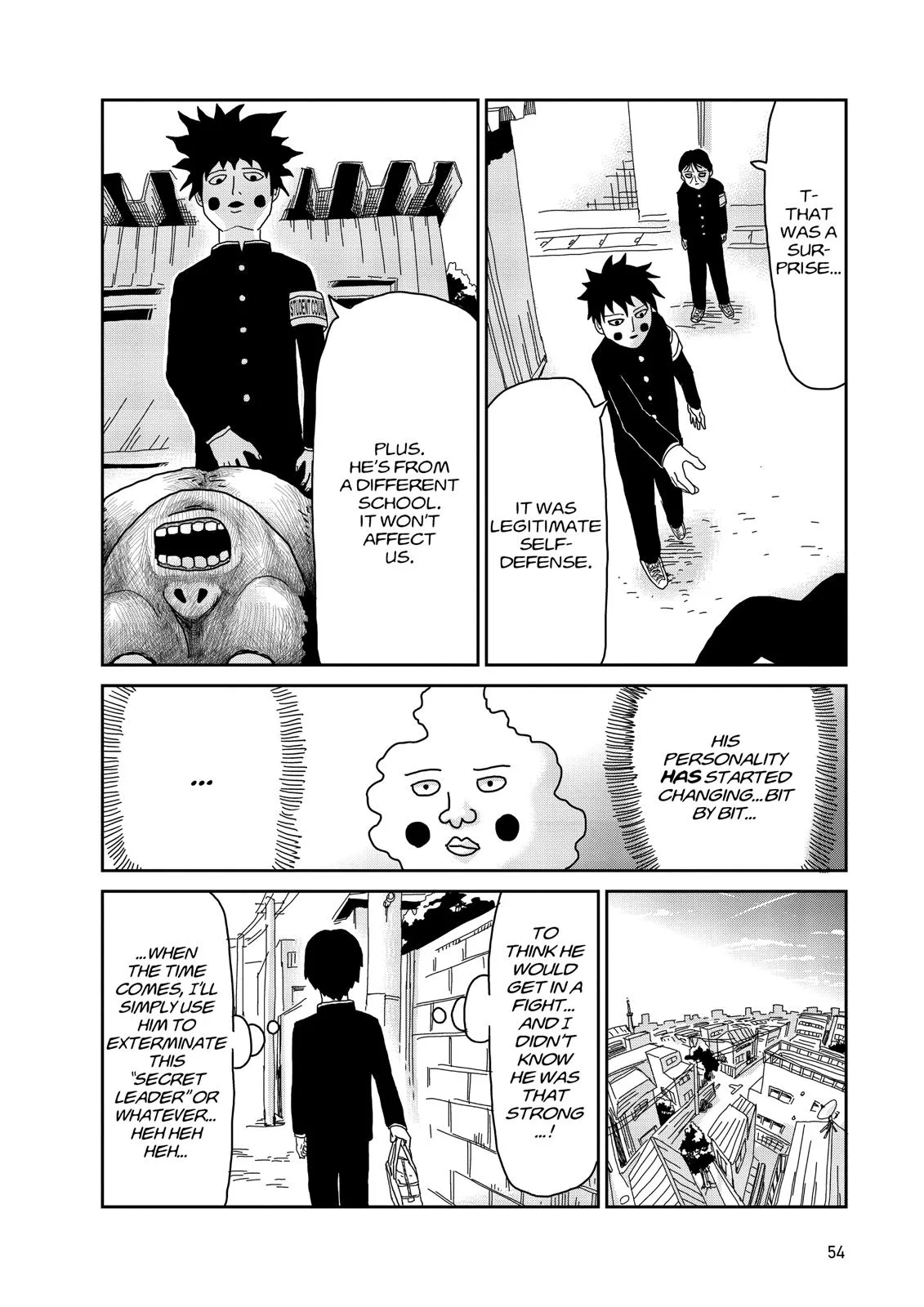 Mob Psycho 100, chapter 28, page 4