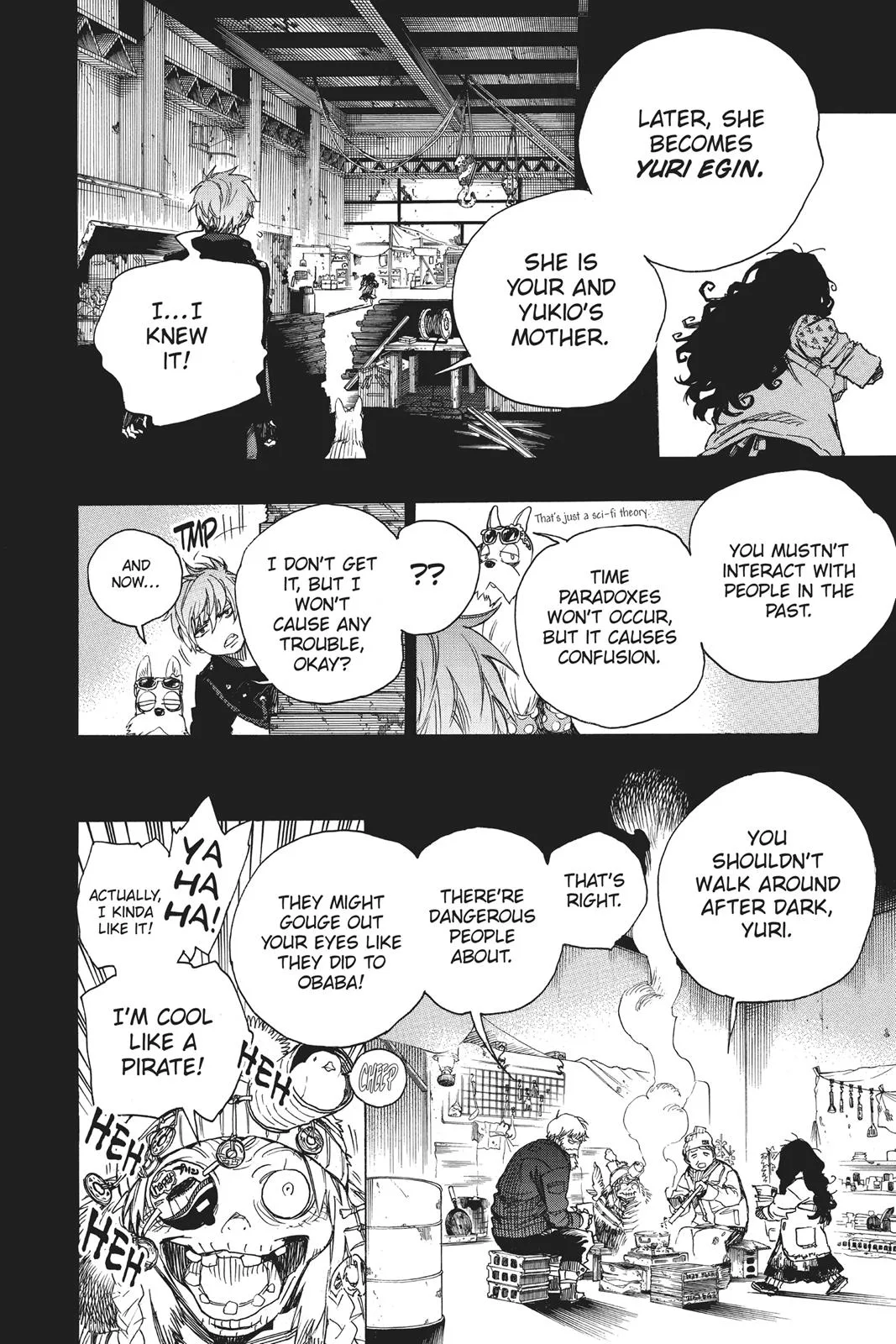 Blue Exorcist, chapter 100, page 8