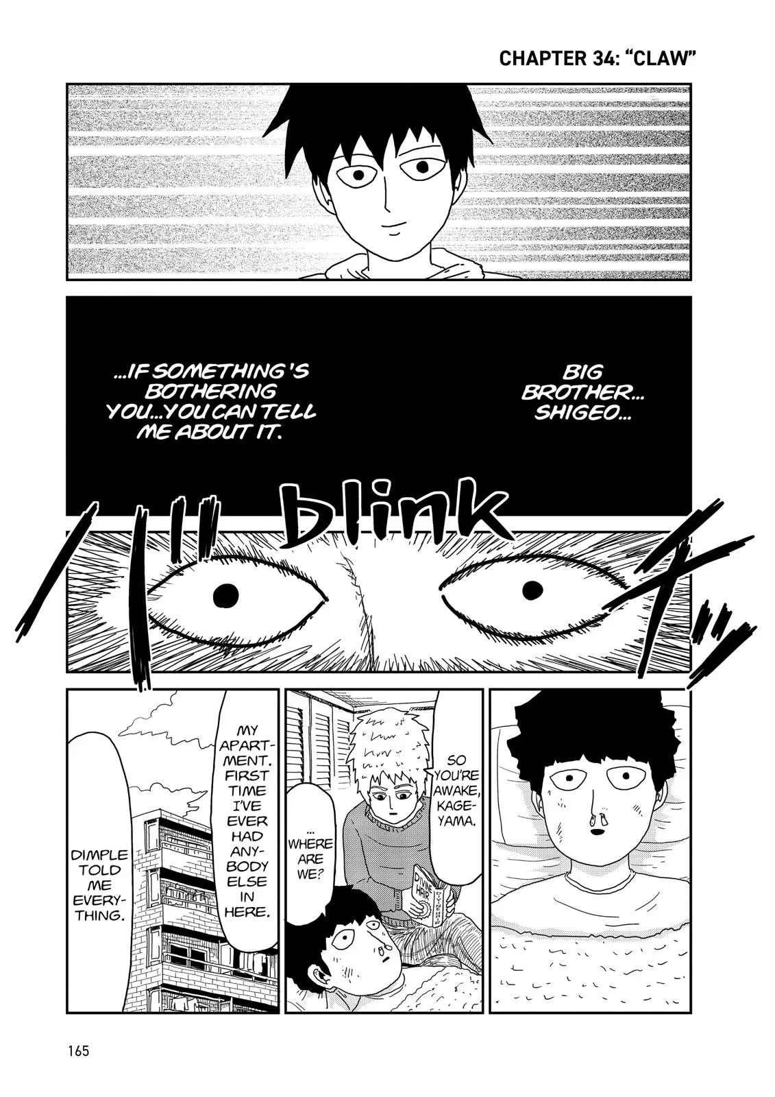 Mob Psycho 100, chapter 34, page 1