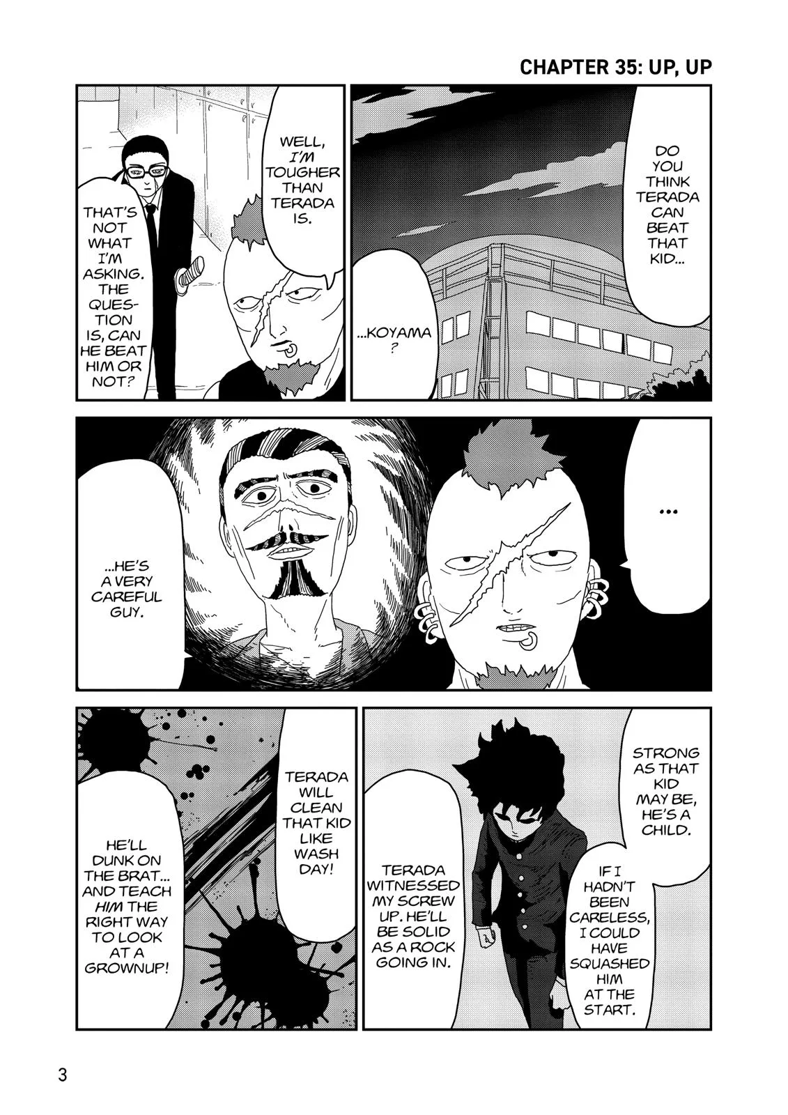 Mob Psycho 100, chapter 35, page 4