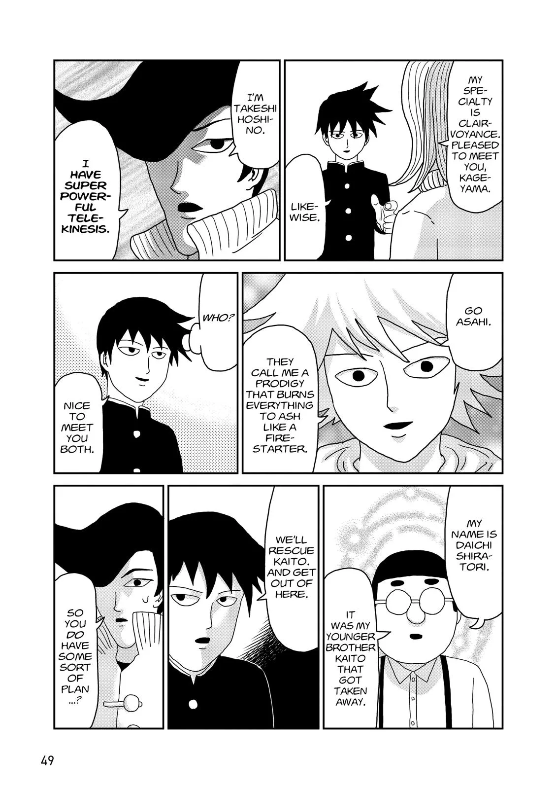 Mob Psycho 100, chapter 37, page 7