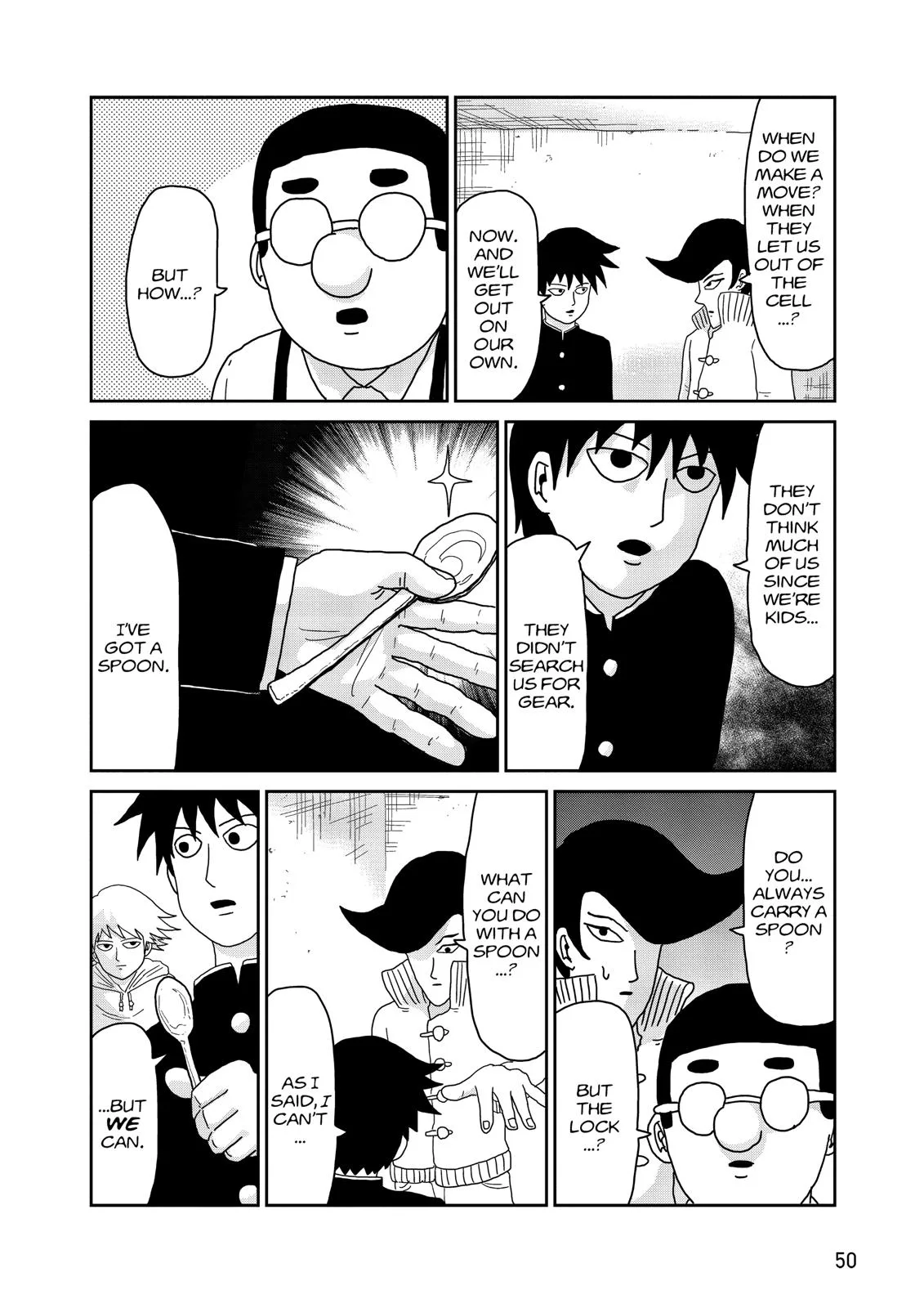 Mob Psycho 100, chapter 37, page 8