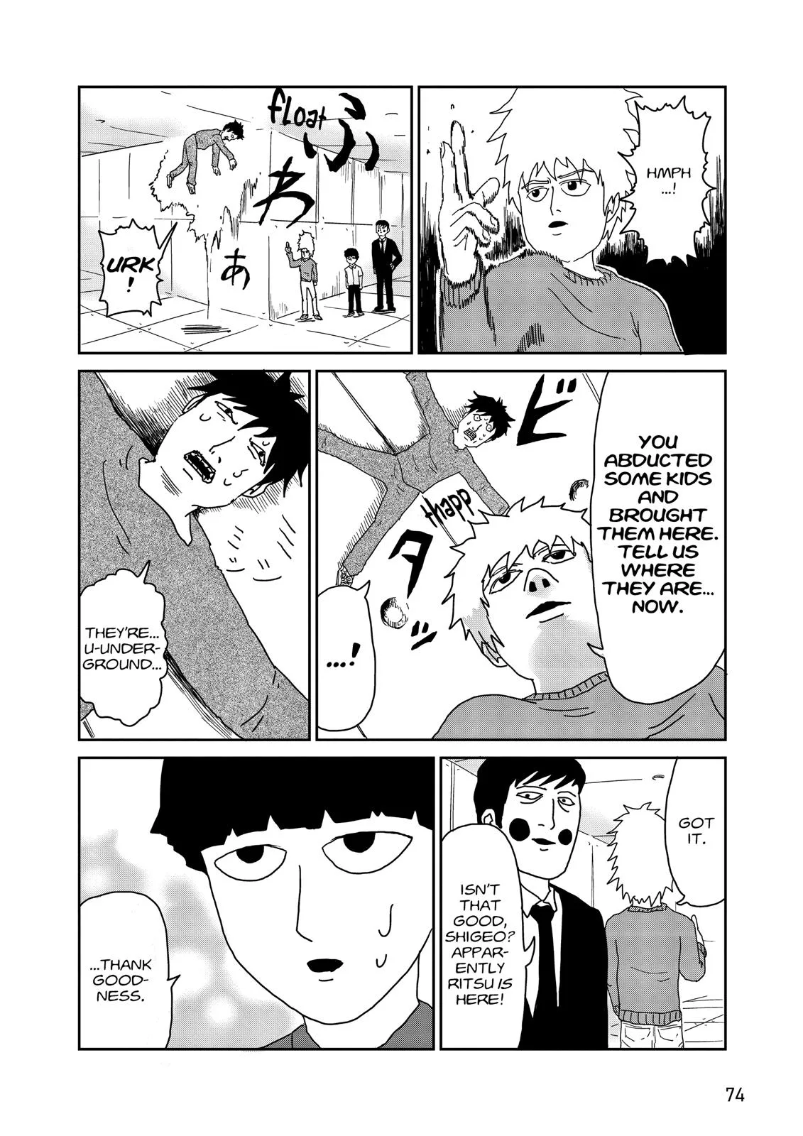 Mob Psycho 100, chapter 38, page 4