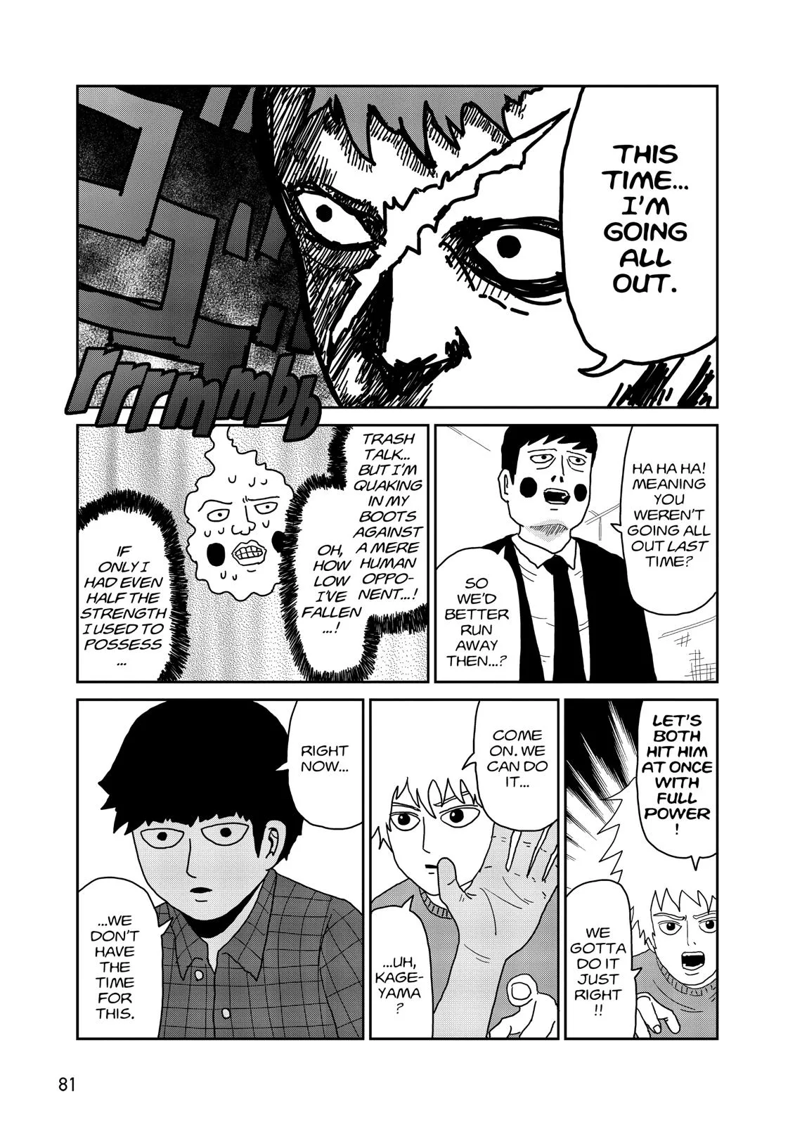 Mob Psycho 100, chapter 38, page 11