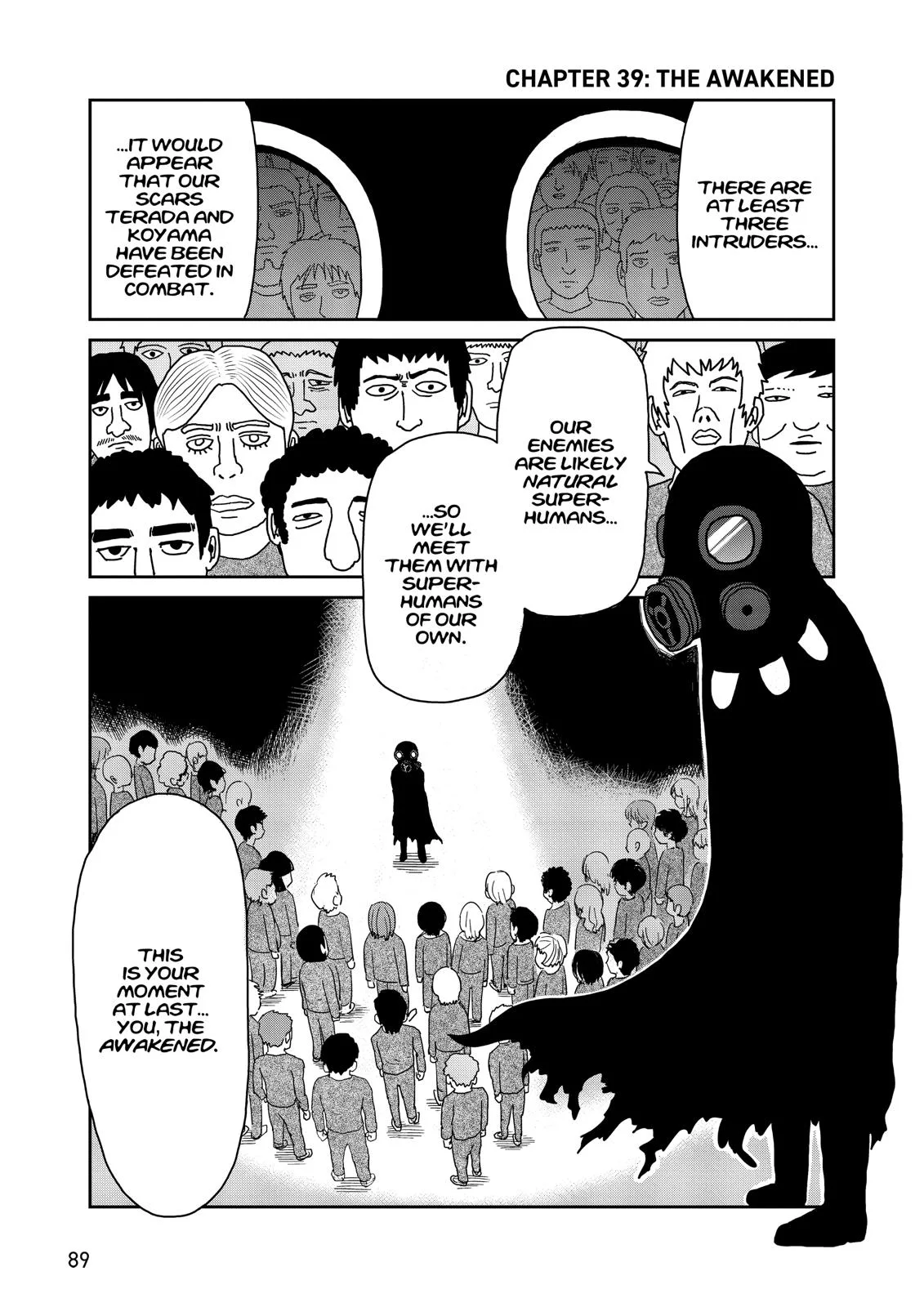 Mob Psycho 100, chapter 39, page 1