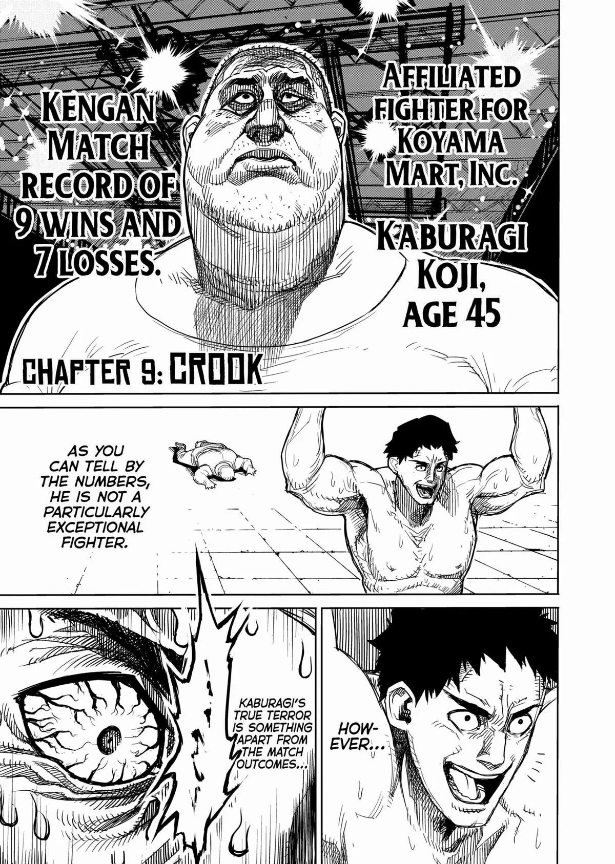 Kengan Ashura, chapter 9, page 1