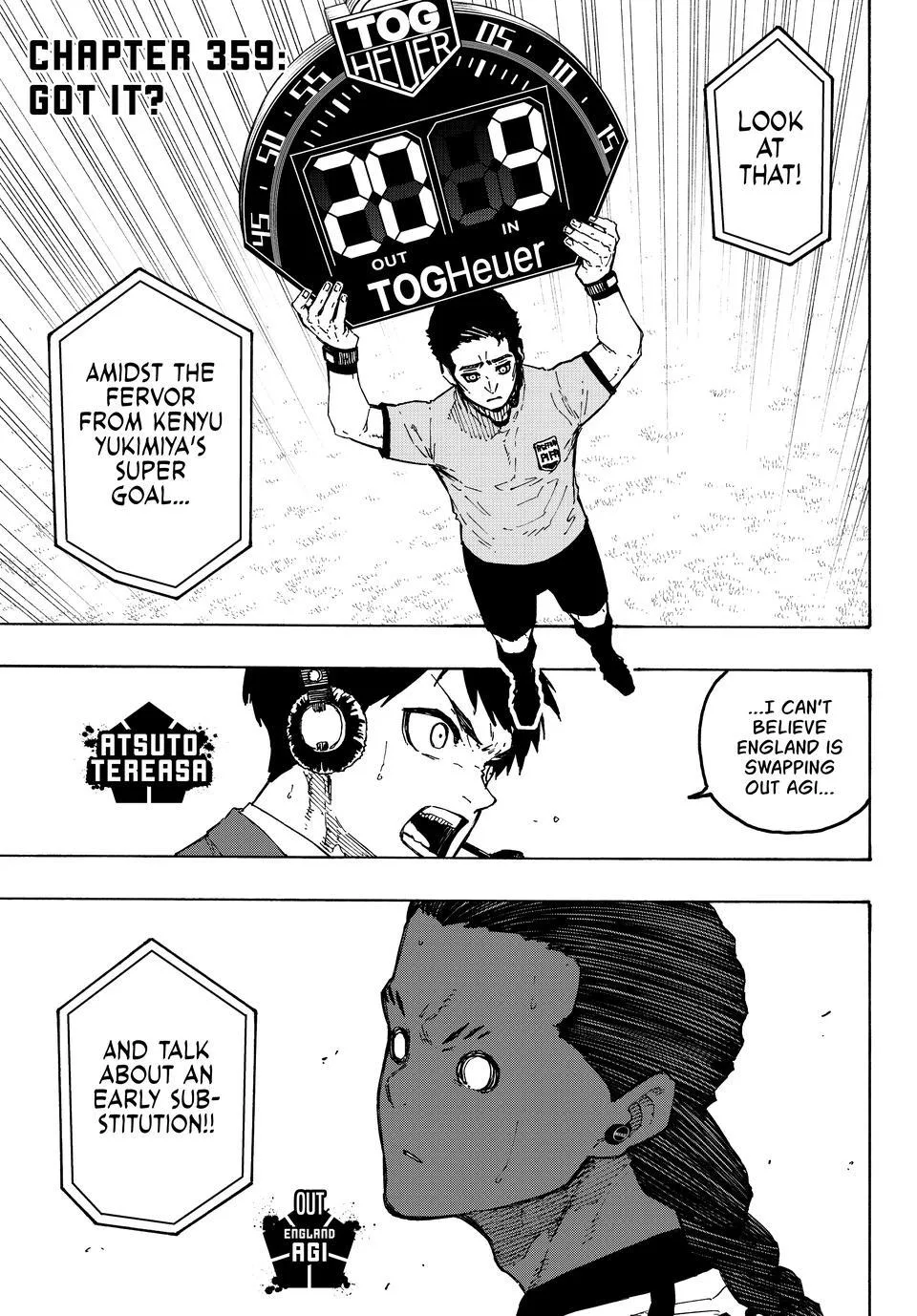 B Lock Manga, chapter 359, page 1