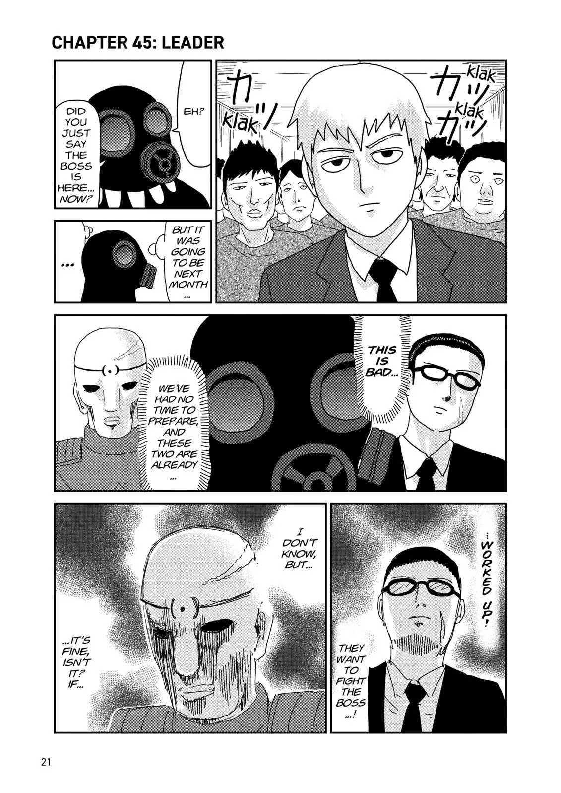 Mob Psycho 100, chapter 45, page 1
