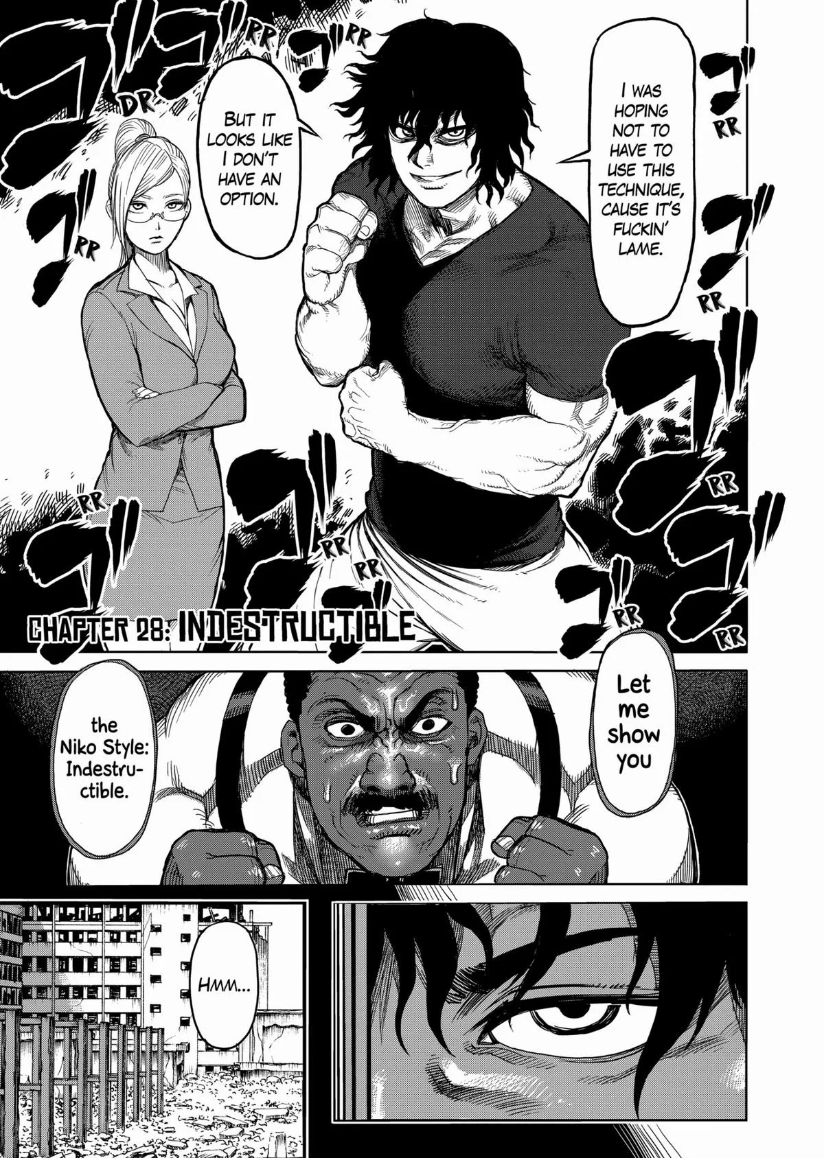 Kengan Ashura, chapter 28, page 1