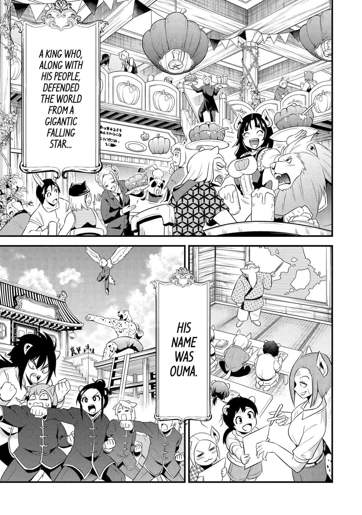 The Beast King Ouma Reconquers the World, chapter 17, page 38