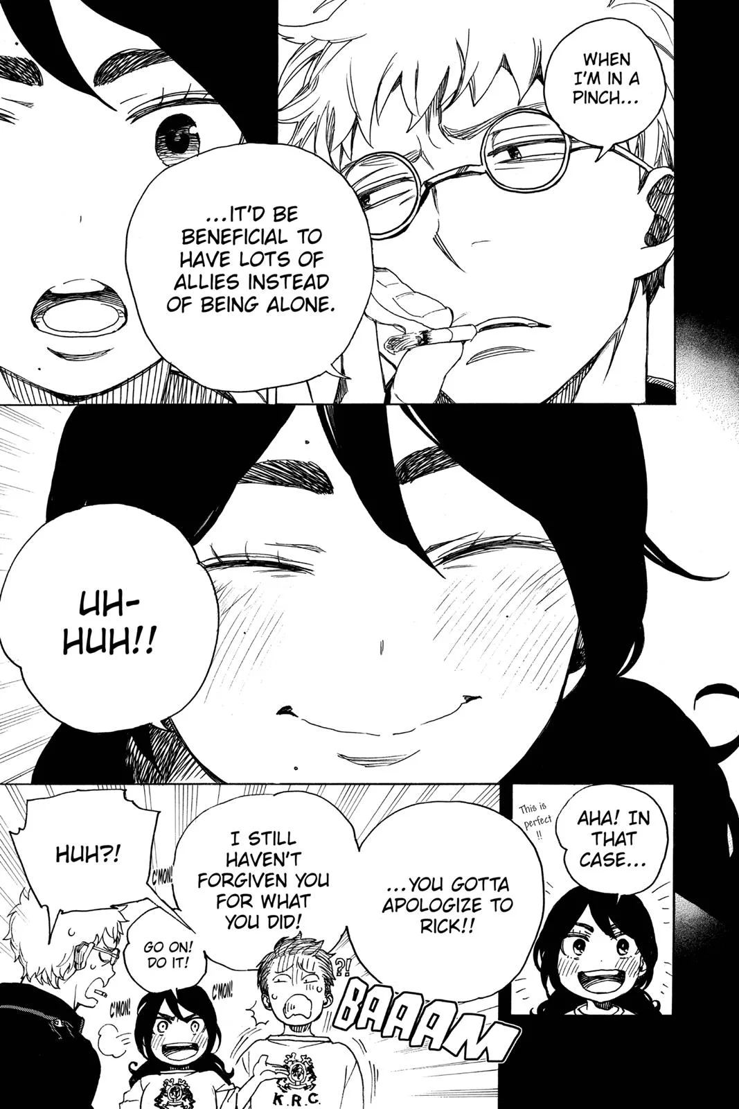 Blue Exorcist, chapter 104, page 10
