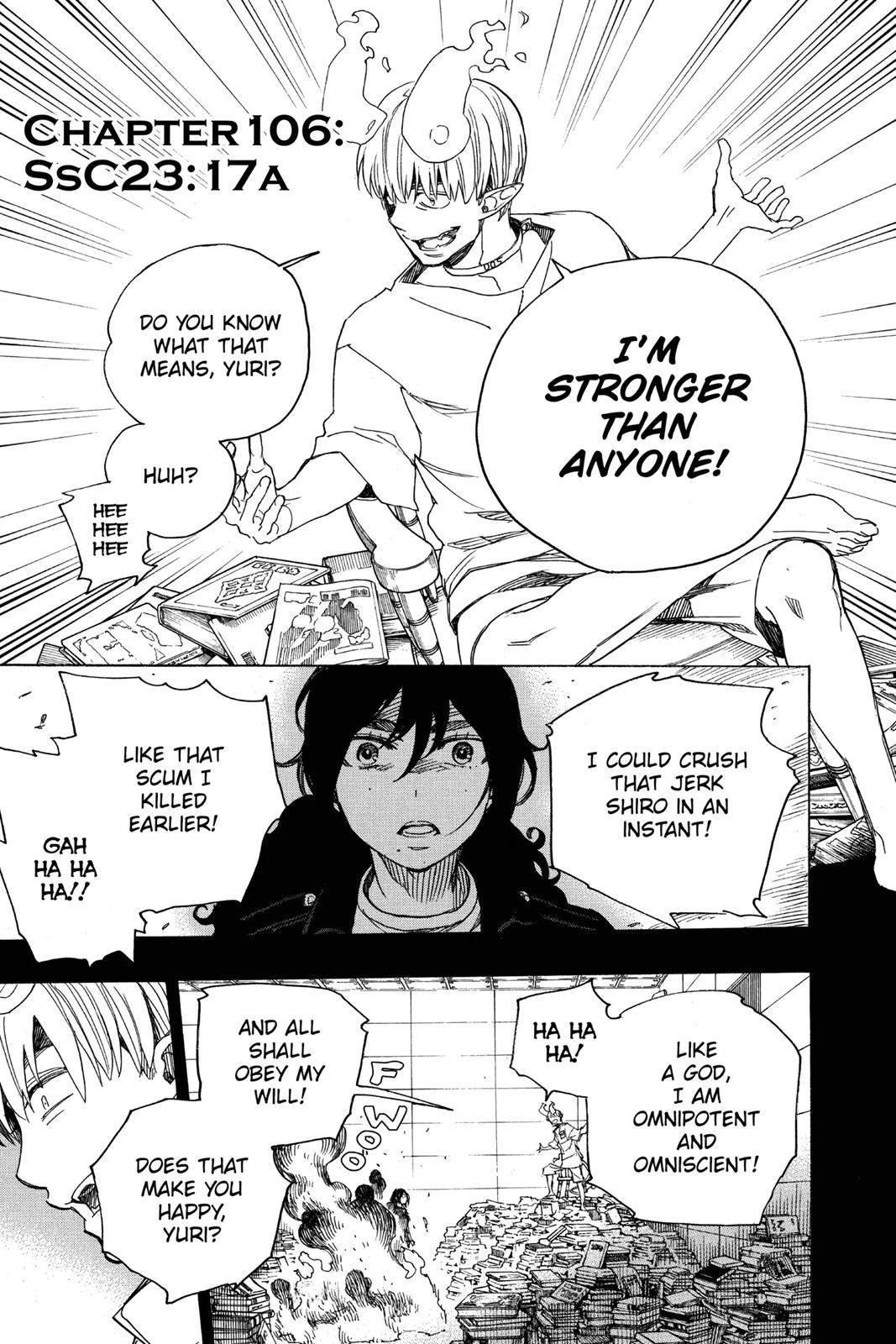 Blue Exorcist, chapter 106, page 1