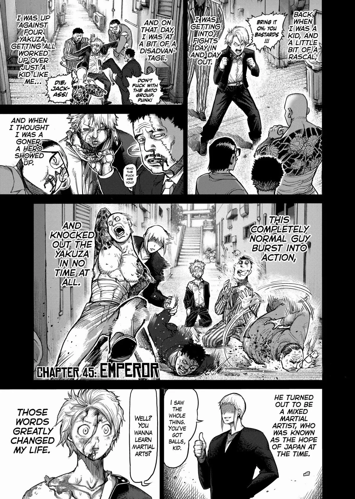 Kengan Ashura, chapter 45, page 1