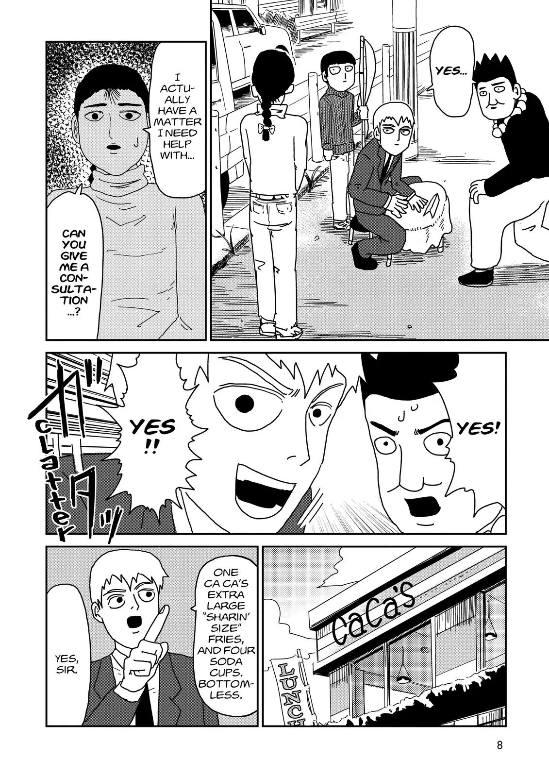 Mob Psycho 100, chapter 53, page 9