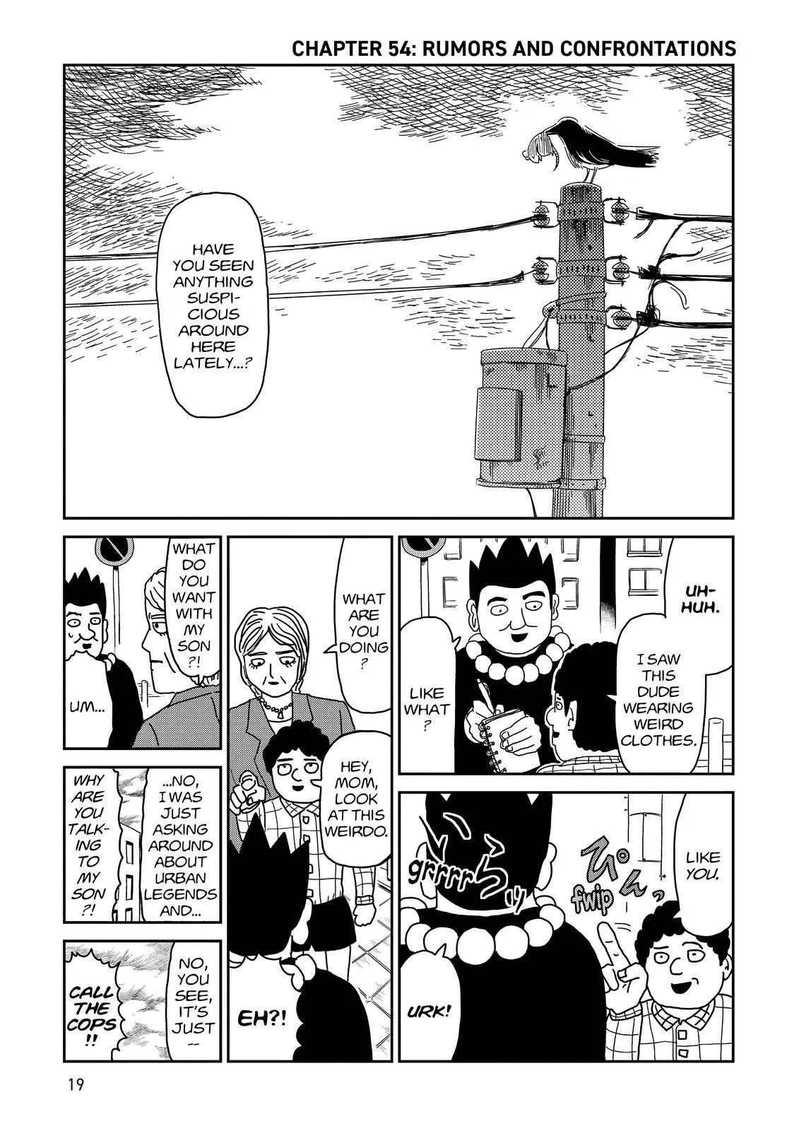 Mob Psycho 100, chapter 54, page 1