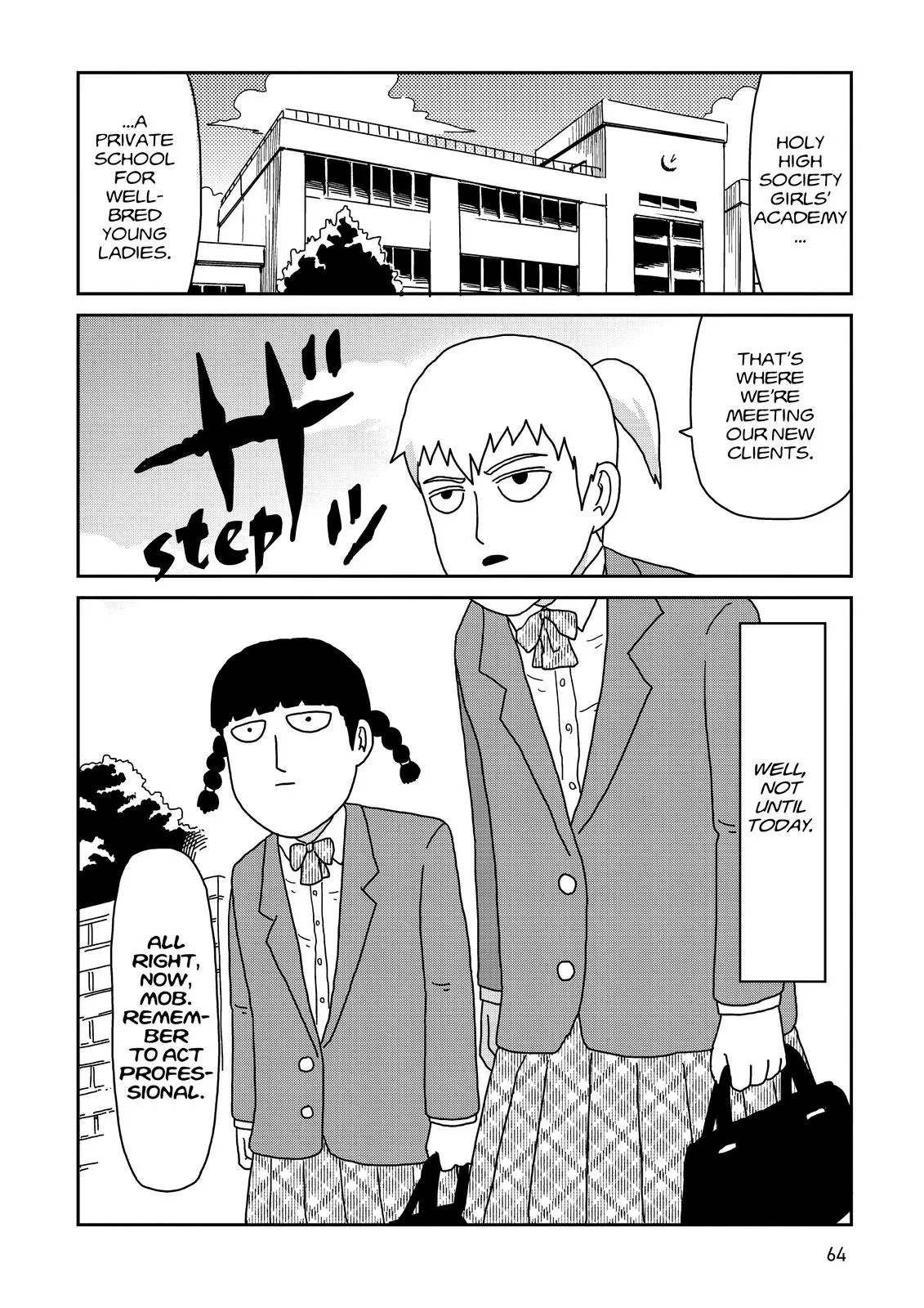 Mob Psycho 100, chapter 56, page 2