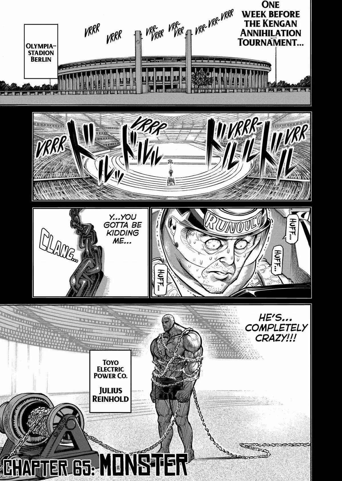 Kengan Ashura, chapter 65, page 1
