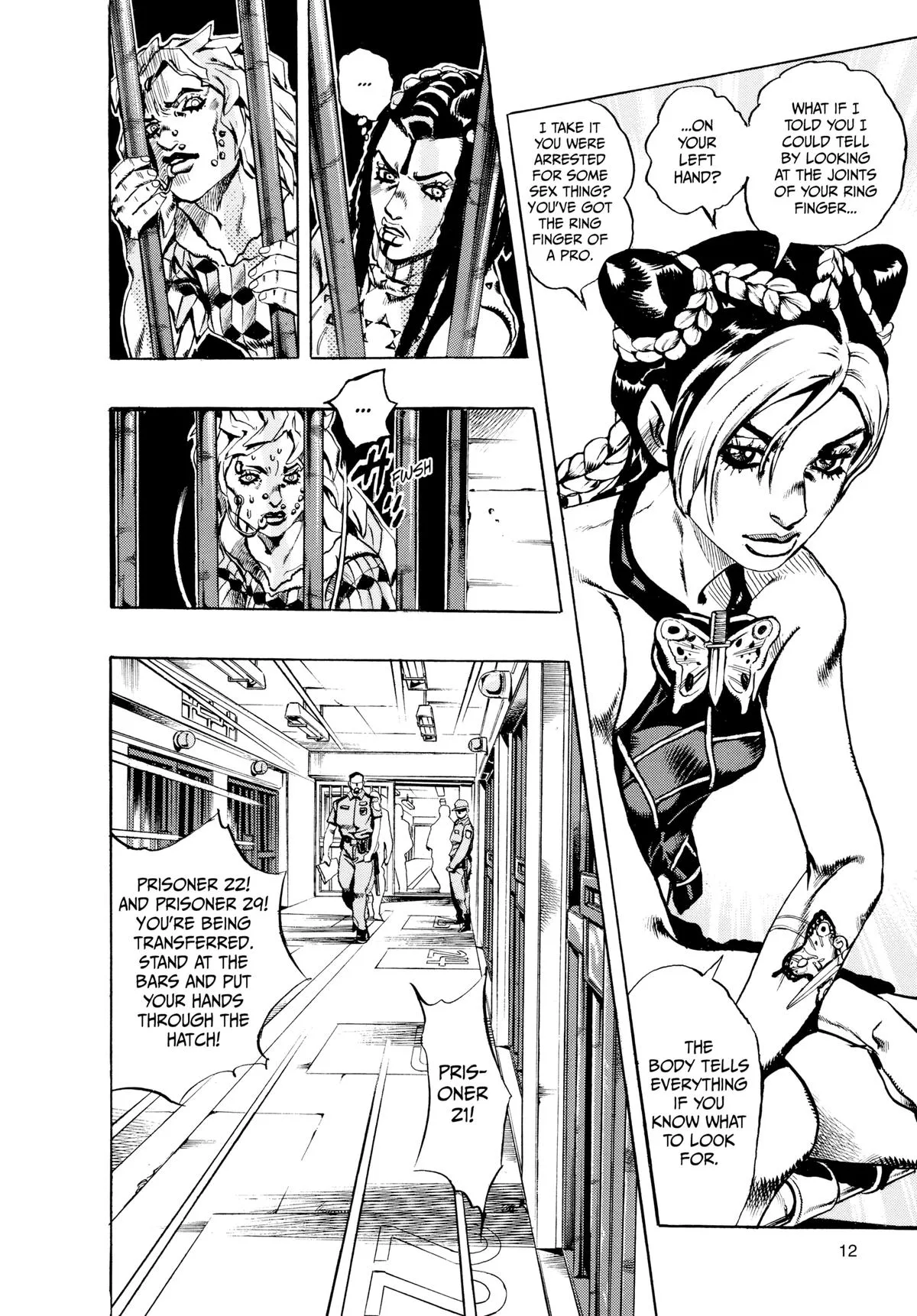 JoJo's Bizarre Adventure - Part 6 - Stone Ocean, chapter 1, page 12