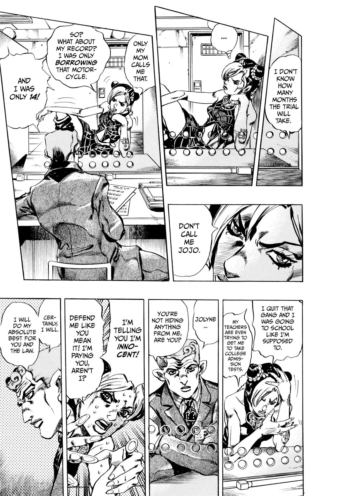 JoJo's Bizarre Adventure - Part 6 - Stone Ocean, chapter 1, page 16