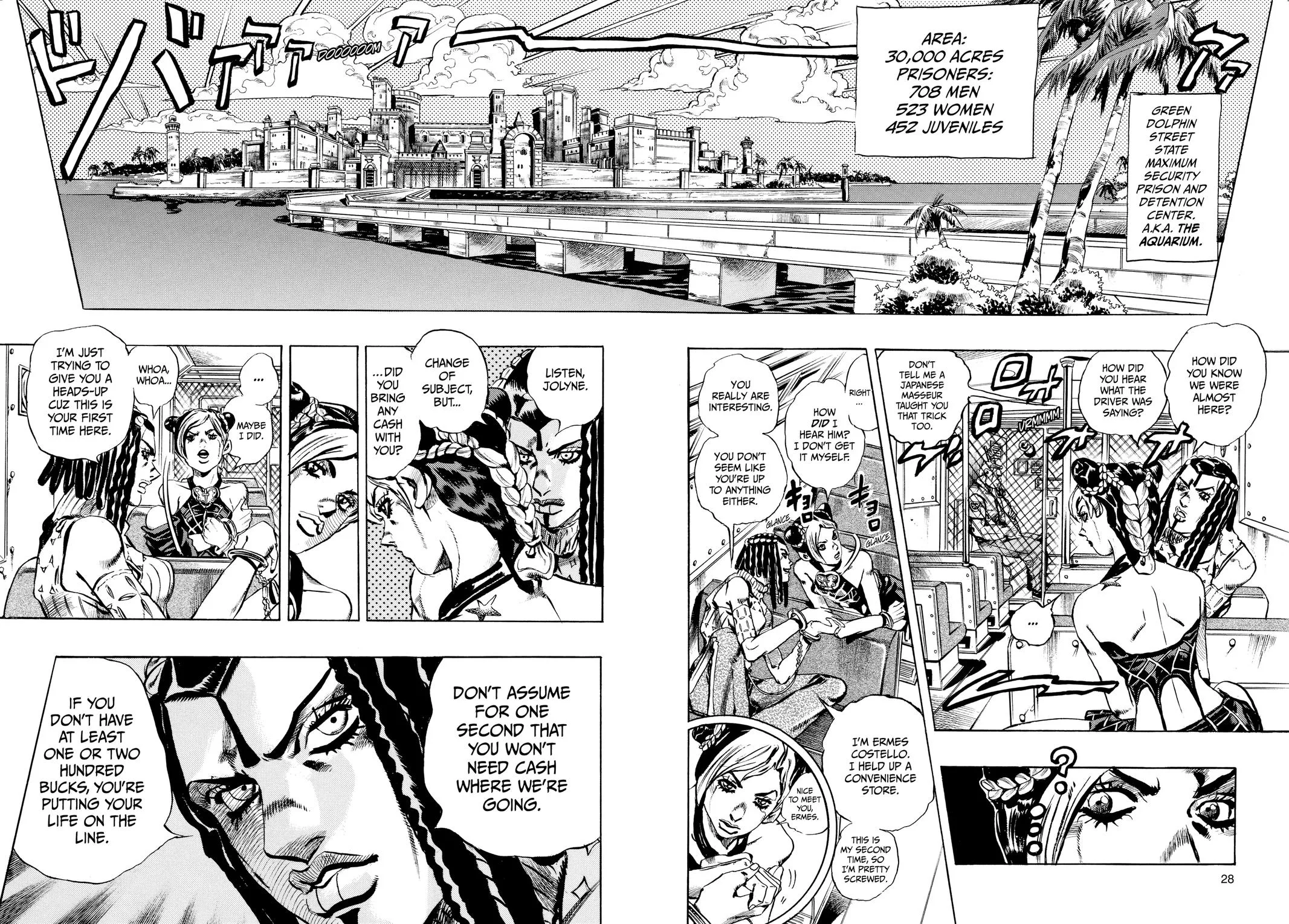 JoJo's Bizarre Adventure - Part 6 - Stone Ocean, chapter 1, page 26