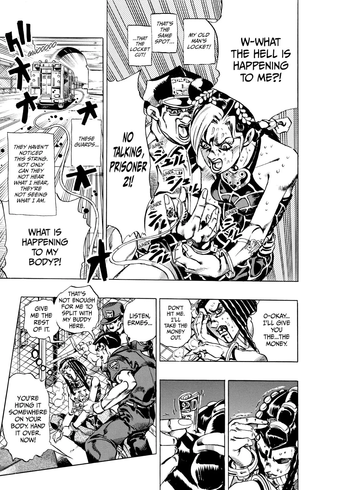 JoJo's Bizarre Adventure - Part 6 - Stone Ocean, chapter 1, page 38