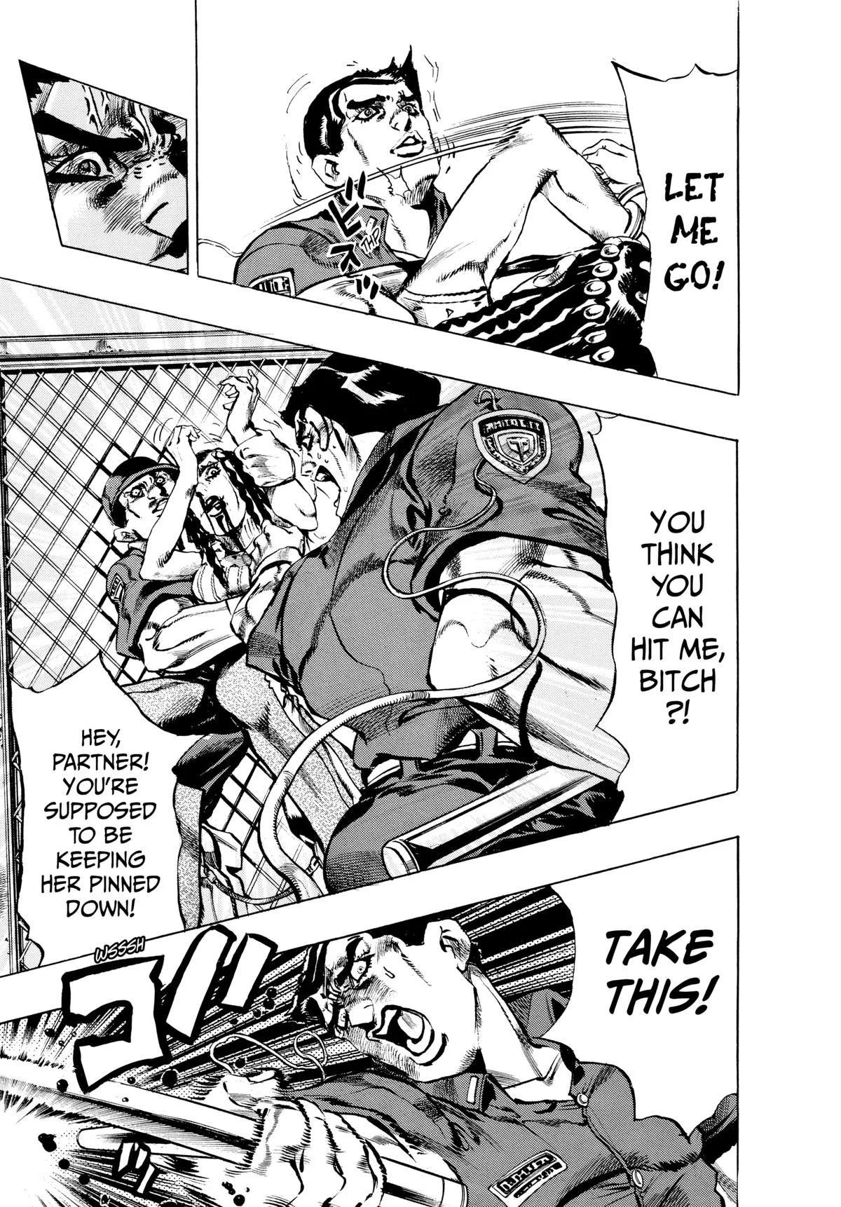 JoJo's Bizarre Adventure - Part 6 - Stone Ocean, chapter 1, page 42