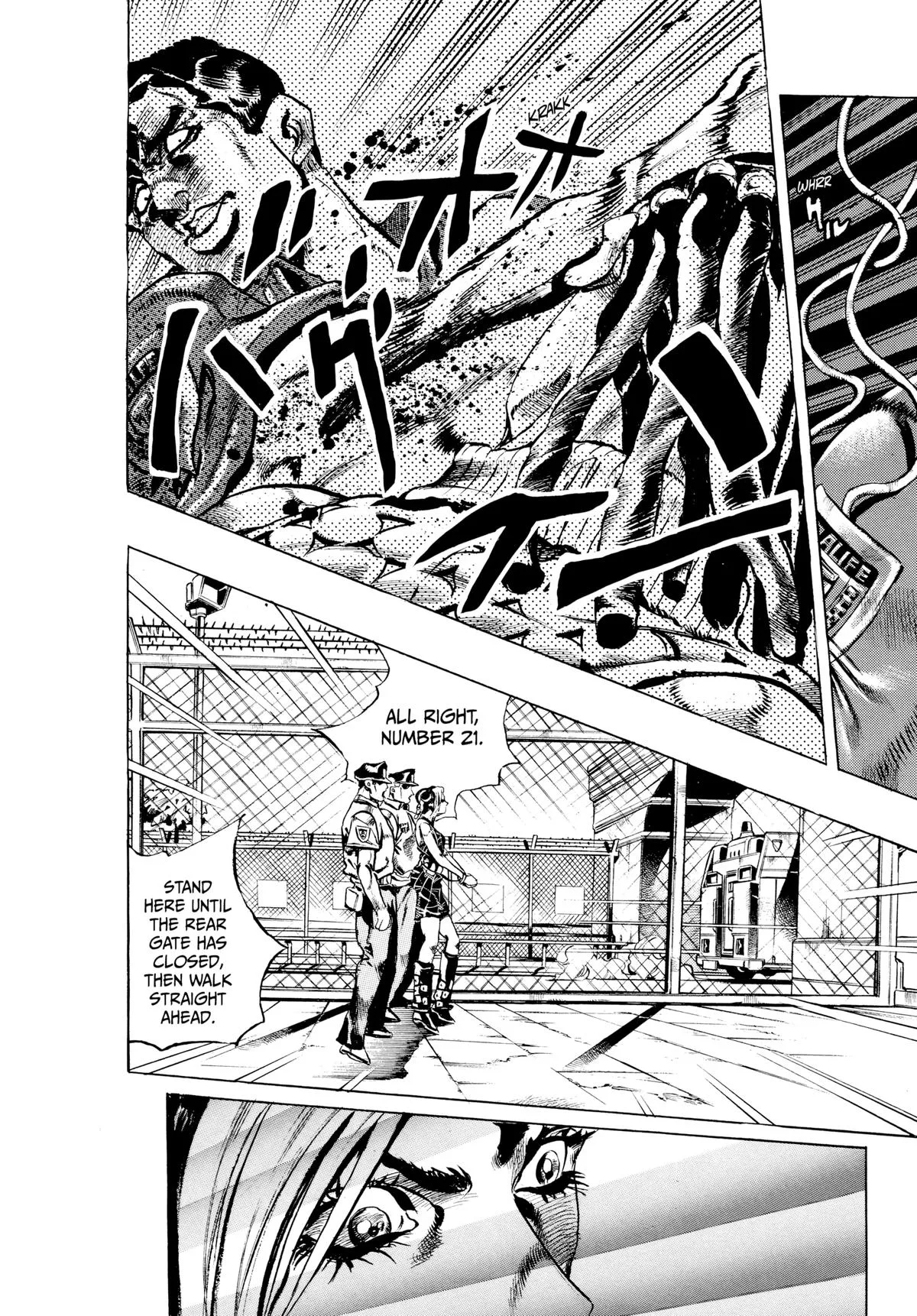 JoJo's Bizarre Adventure - Part 6 - Stone Ocean, chapter 1, page 43