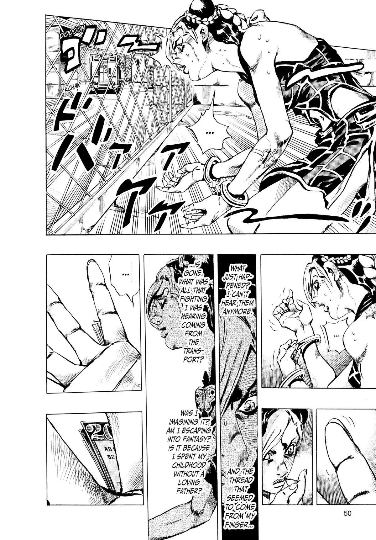 JoJo's Bizarre Adventure - Part 6 - Stone Ocean, chapter 1, page 46