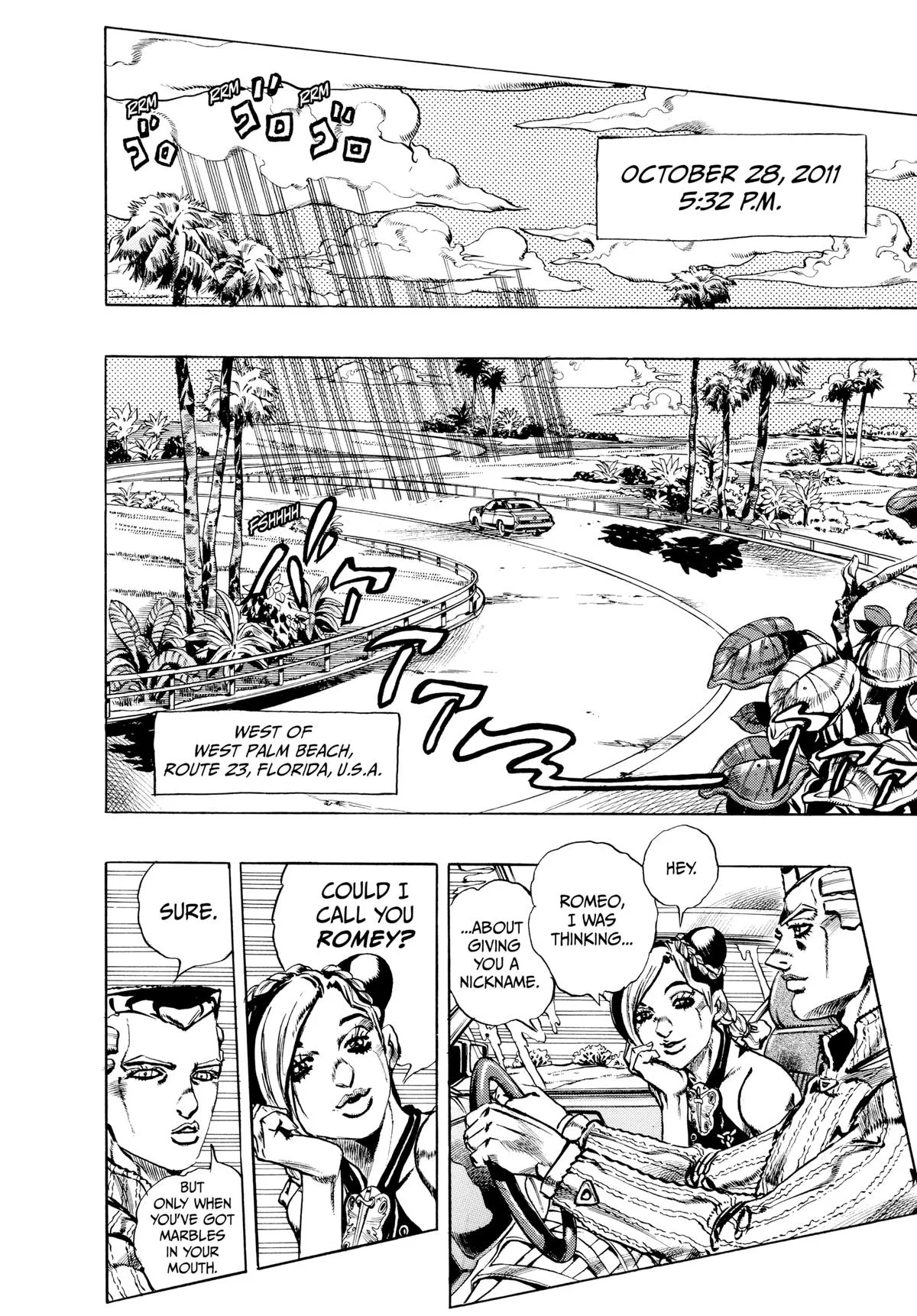JoJo's Bizarre Adventure - Part 6 - Stone Ocean, chapter 2, page 2