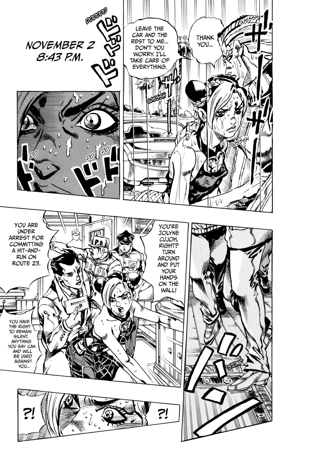 JoJo's Bizarre Adventure - Part 6 - Stone Ocean, chapter 2, page 14