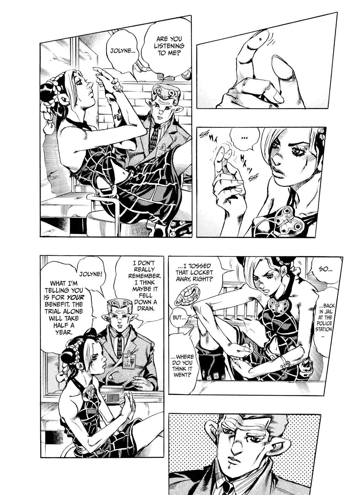 JoJo's Bizarre Adventure - Part 6 - Stone Ocean, chapter 2, page 17