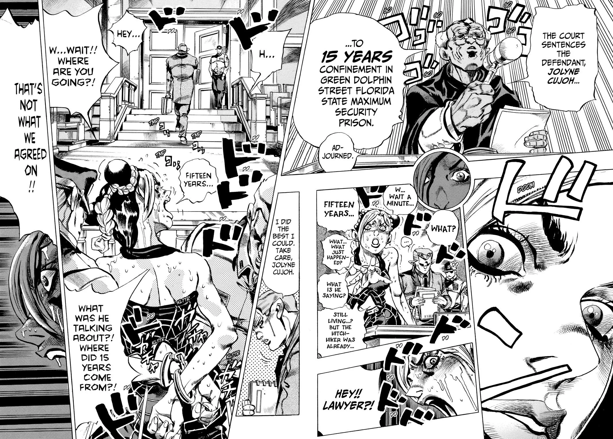 JoJo's Bizarre Adventure - Part 6 - Stone Ocean, chapter 2, page 23