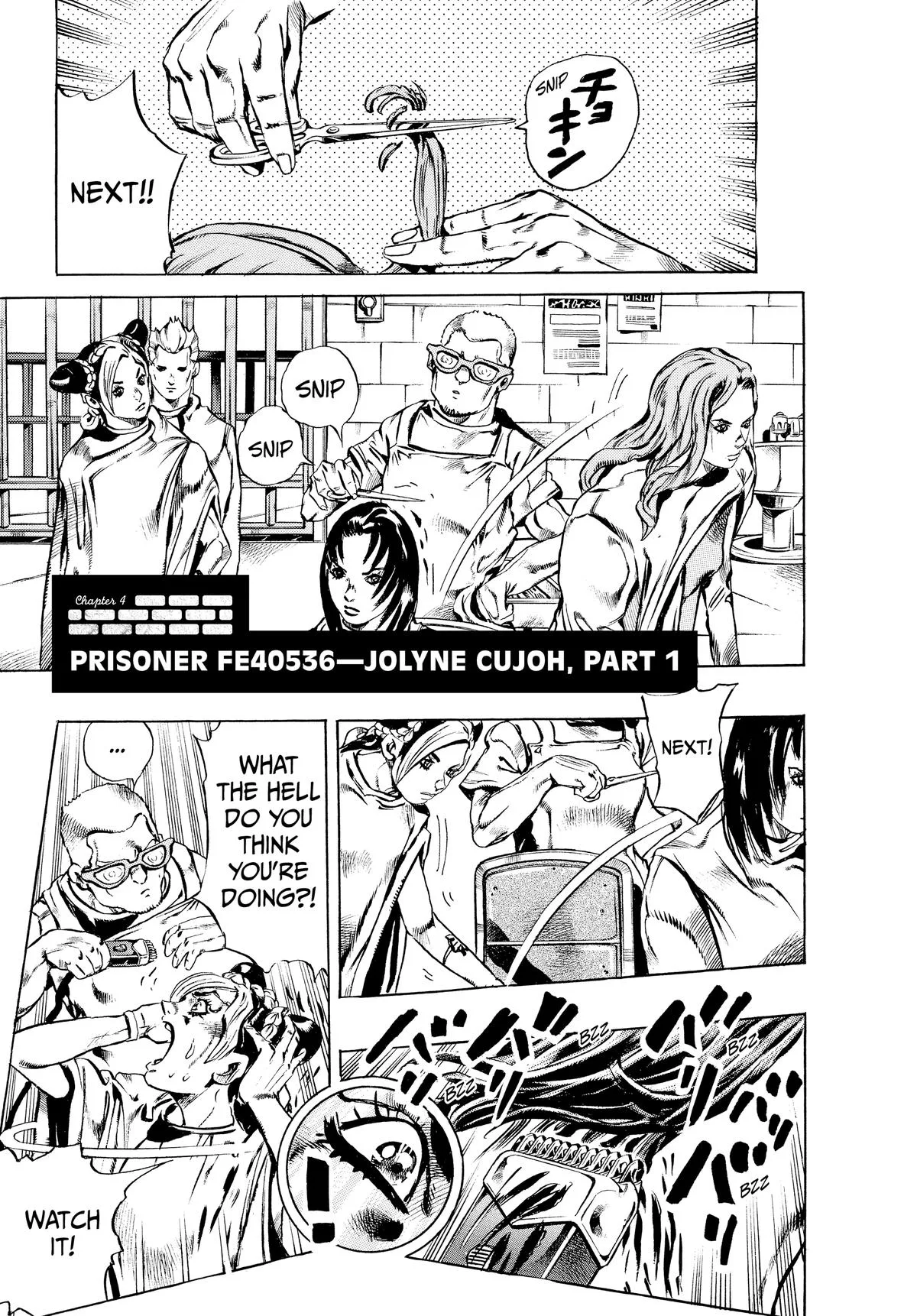 JoJo's Bizarre Adventure - Part 6 - Stone Ocean, chapter 4, page 1