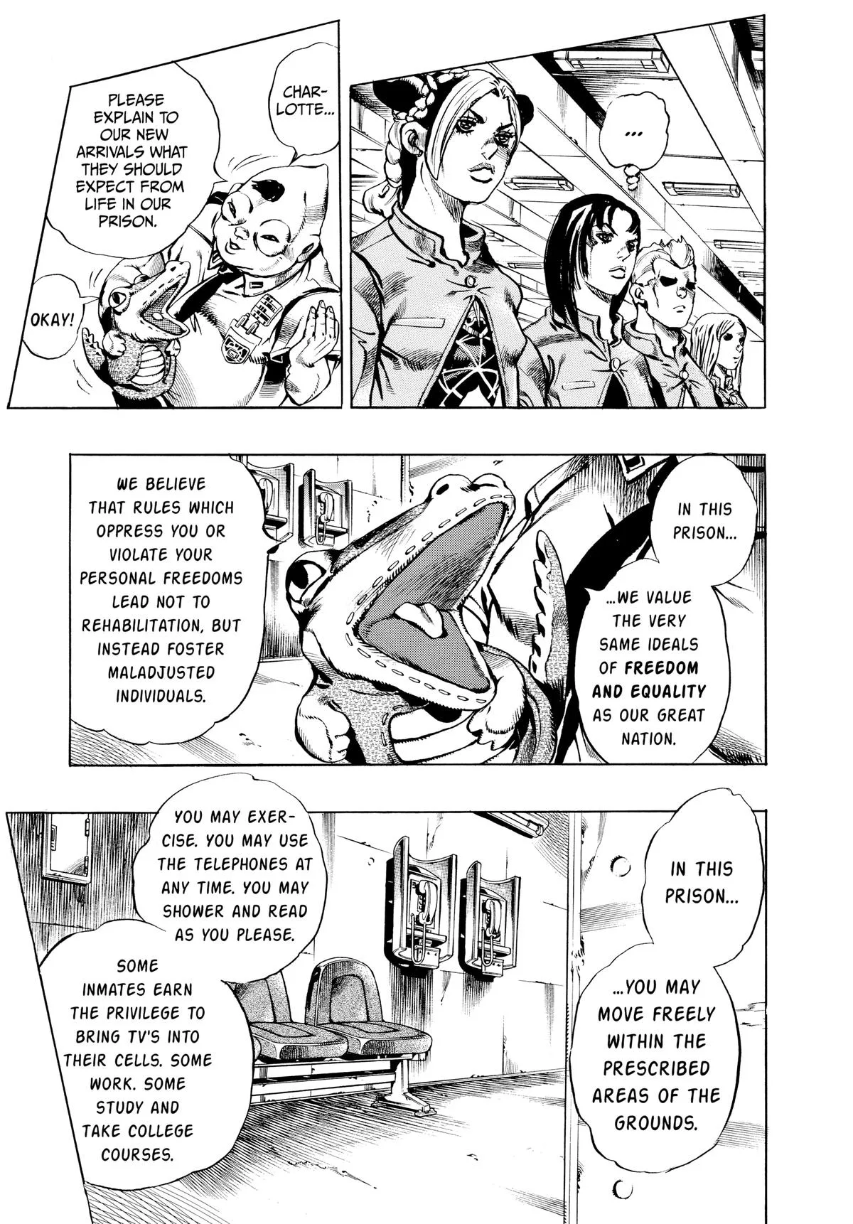 JoJo's Bizarre Adventure - Part 6 - Stone Ocean, chapter 4, page 5
