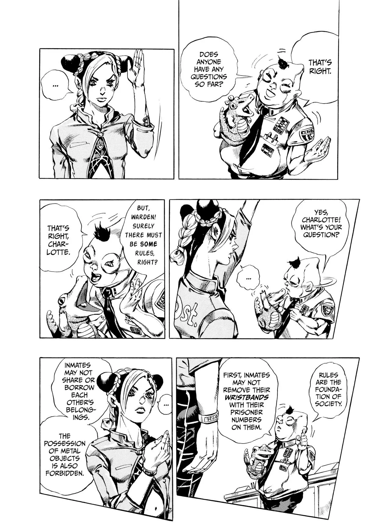 JoJo's Bizarre Adventure - Part 6 - Stone Ocean, chapter 4, page 6