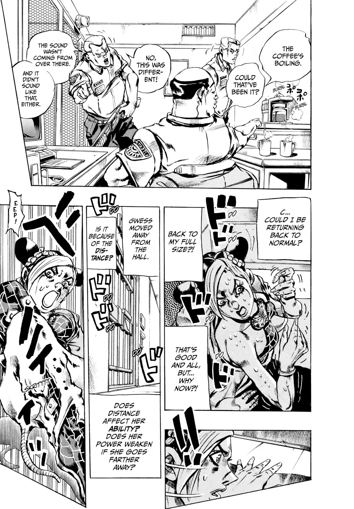 JoJo's Bizarre Adventure - Part 6 - Stone Ocean, chapter 7, page 14
