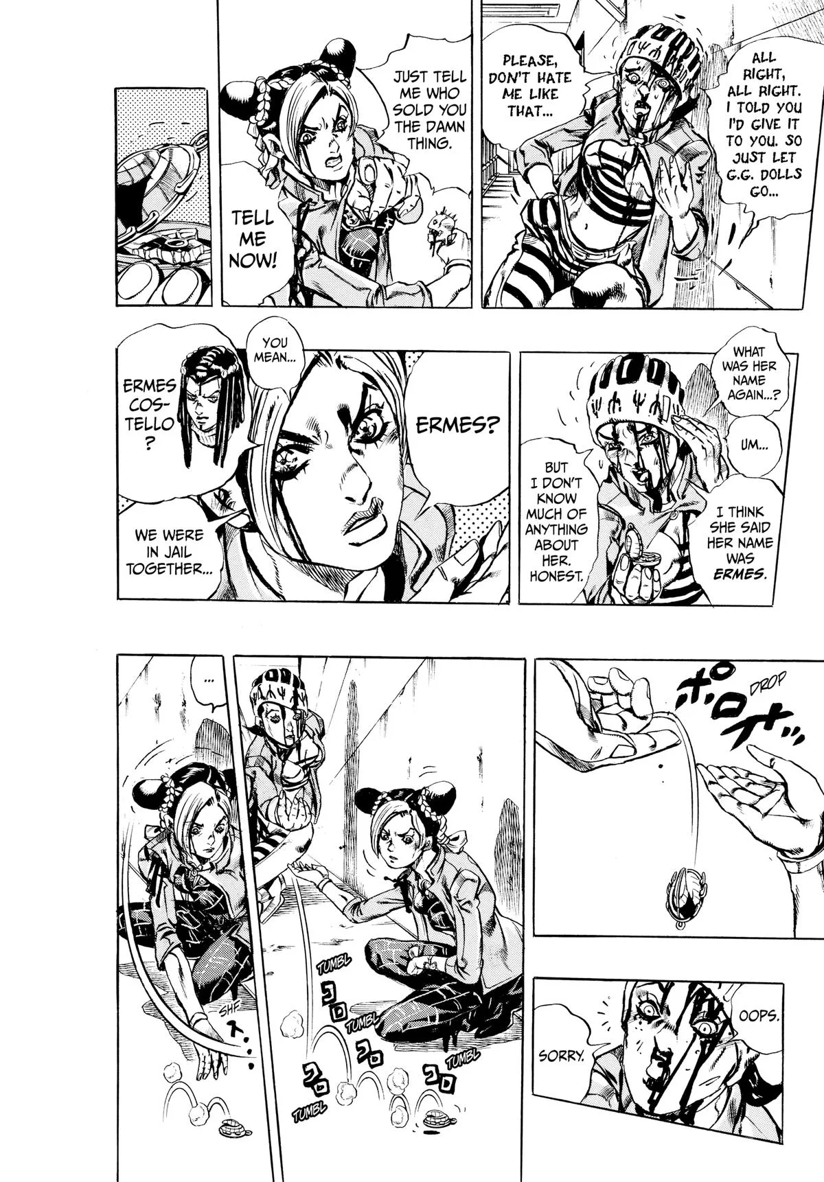 JoJo's Bizarre Adventure - Part 6 - Stone Ocean, chapter 9, page 6