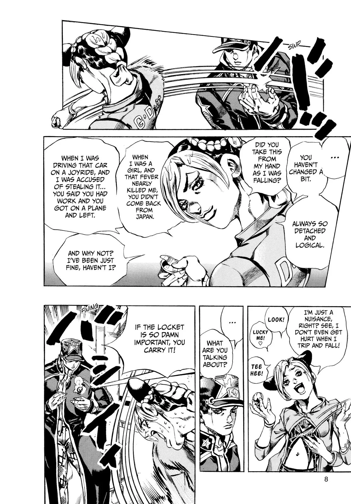 JoJo's Bizarre Adventure - Part 6 - Stone Ocean, chapter 18, page 9