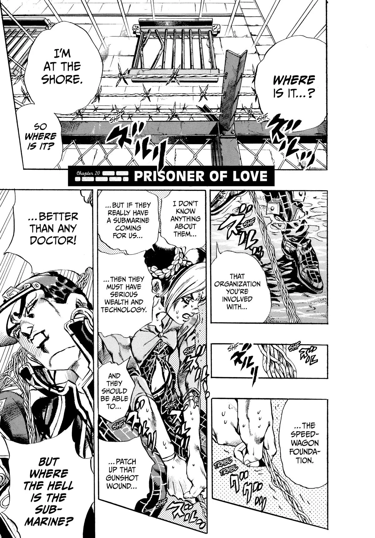 JoJo's Bizarre Adventure - Part 6 - Stone Ocean, chapter 20, page 1