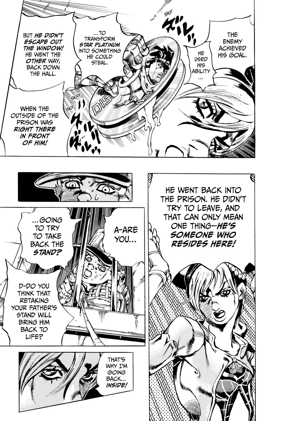 JoJo's Bizarre Adventure - Part 6 - Stone Ocean, chapter 20, page 14