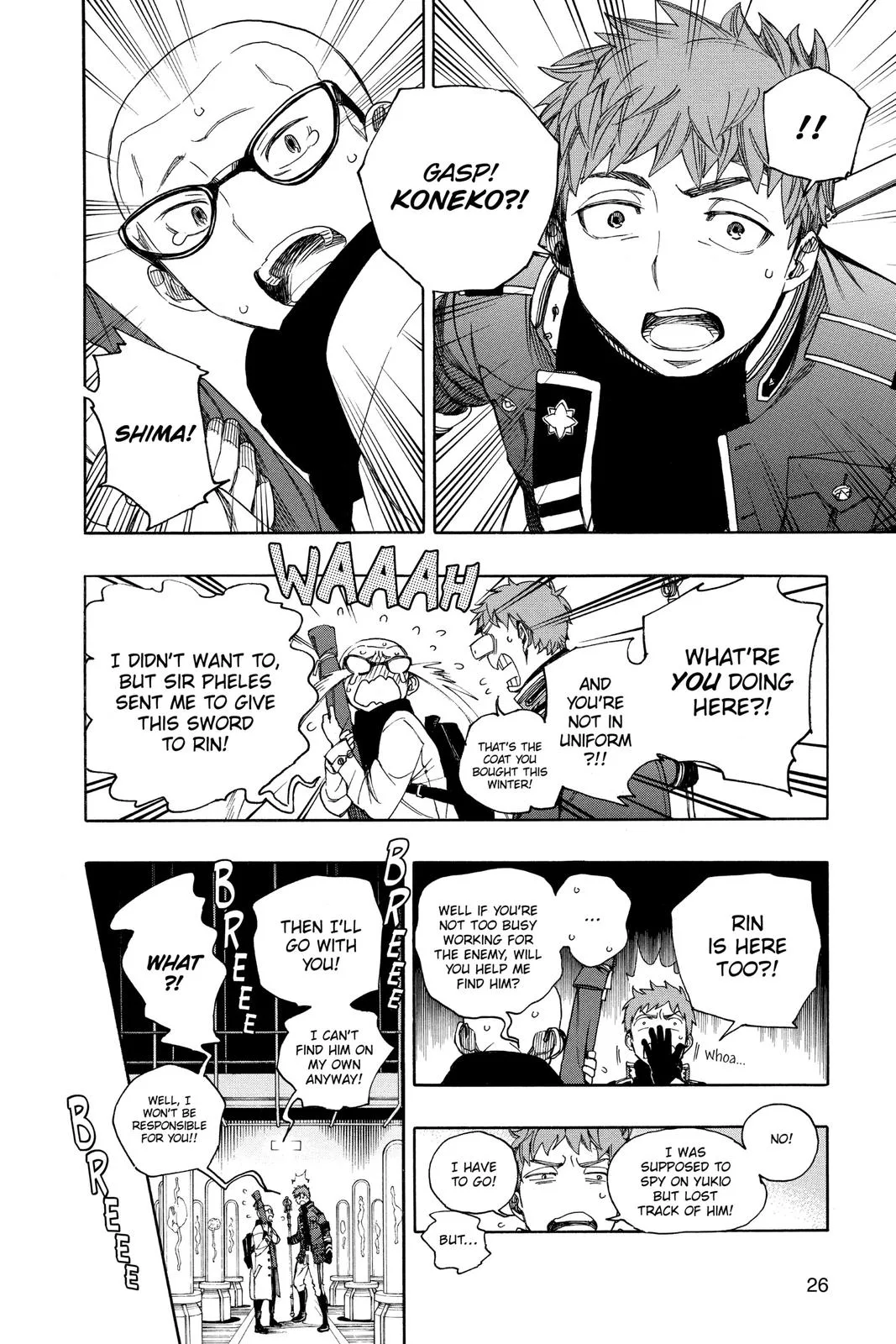 Blue Exorcist, chapter 121, page 25
