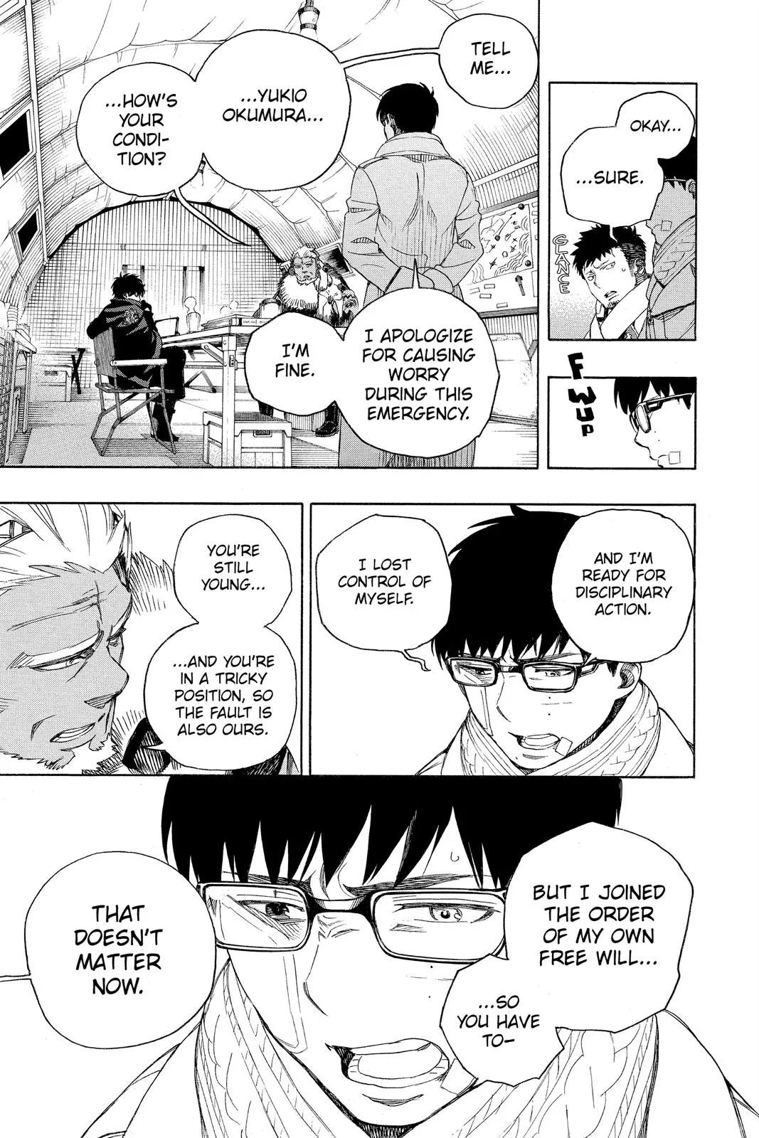 Blue Exorcist, chapter 128, page 15