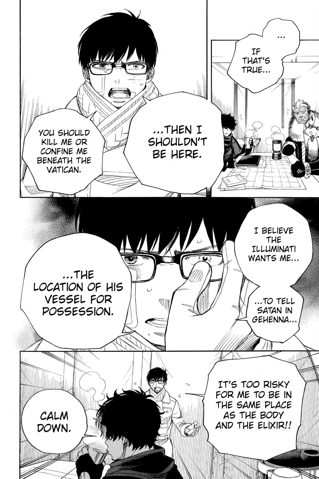 Blue Exorcist, chapter 128, page 18