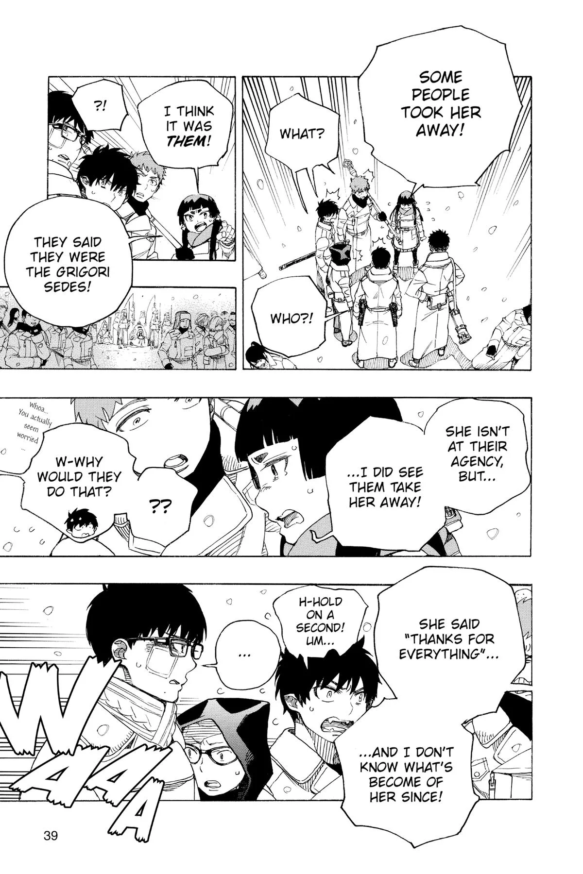 Blue Exorcist, chapter 131, page 40