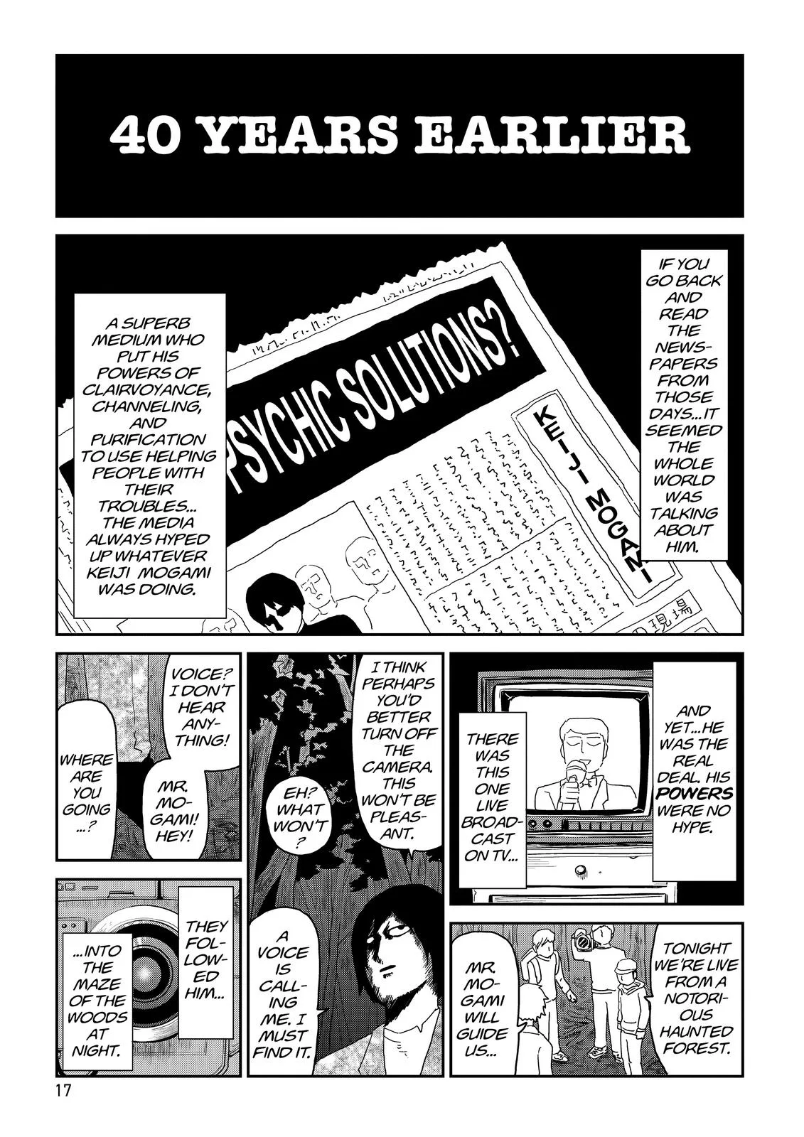 Mob Psycho 100, chapter 61, page 18
