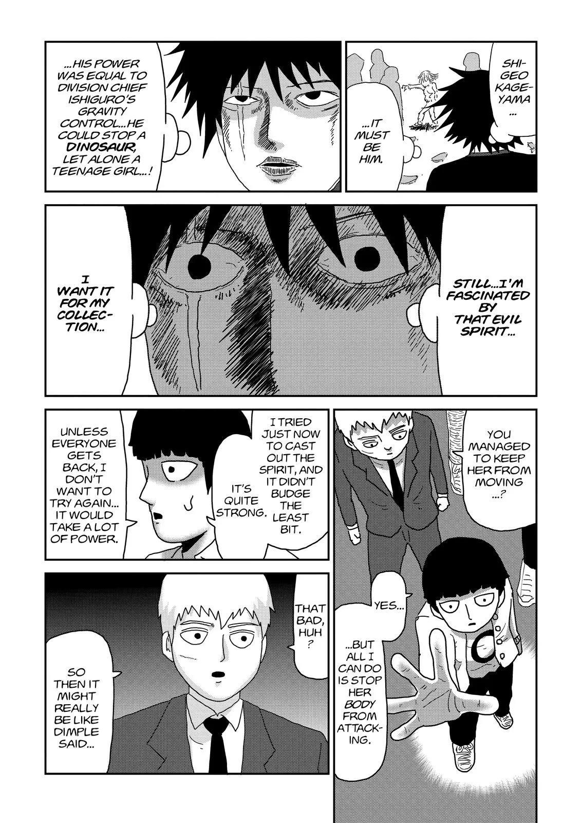 Mob Psycho 100, chapter 61, page 27