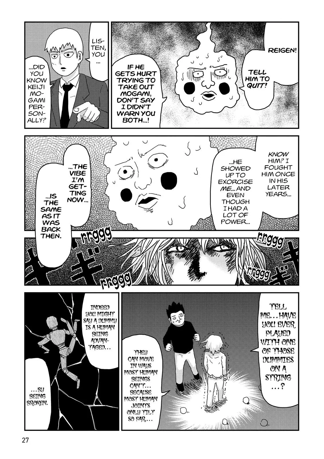 Mob Psycho 100, chapter 61, page 28