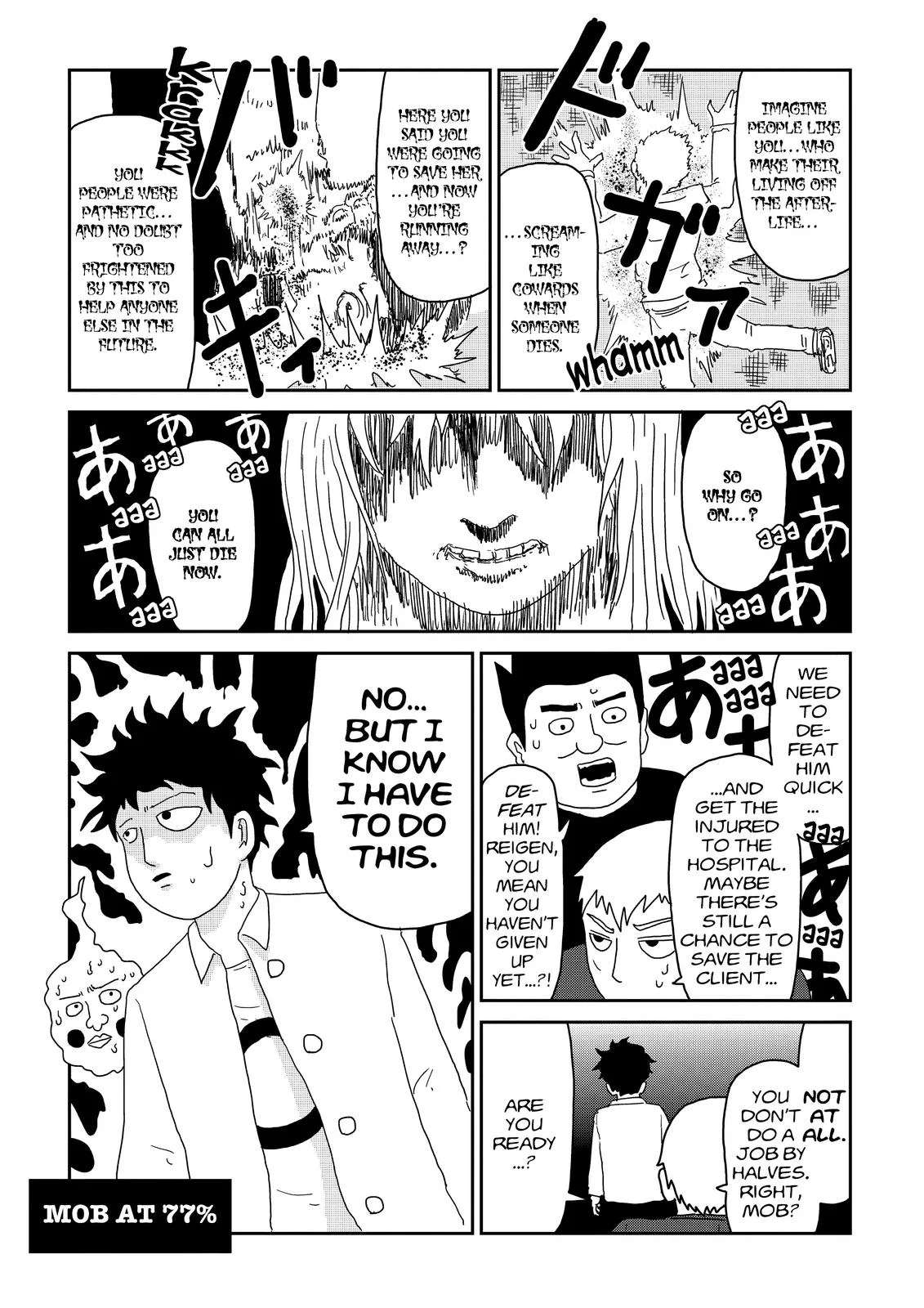 Mob Psycho 100, chapter 61, page 38